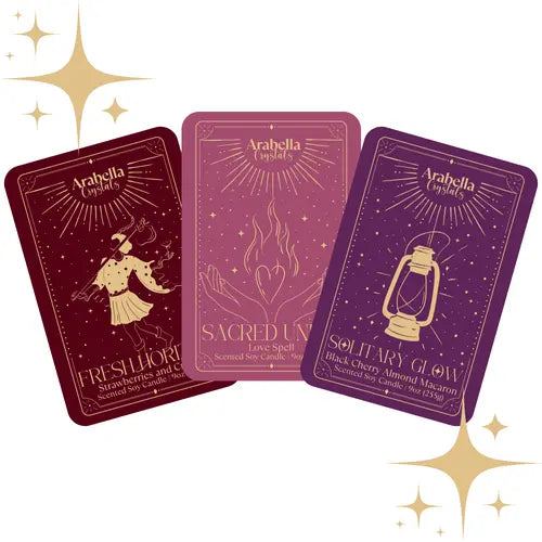 The Heart of the Arcana: A Tarot-Inspired Candle Collection to Illuminate Love and Relationships Arabella Crystals