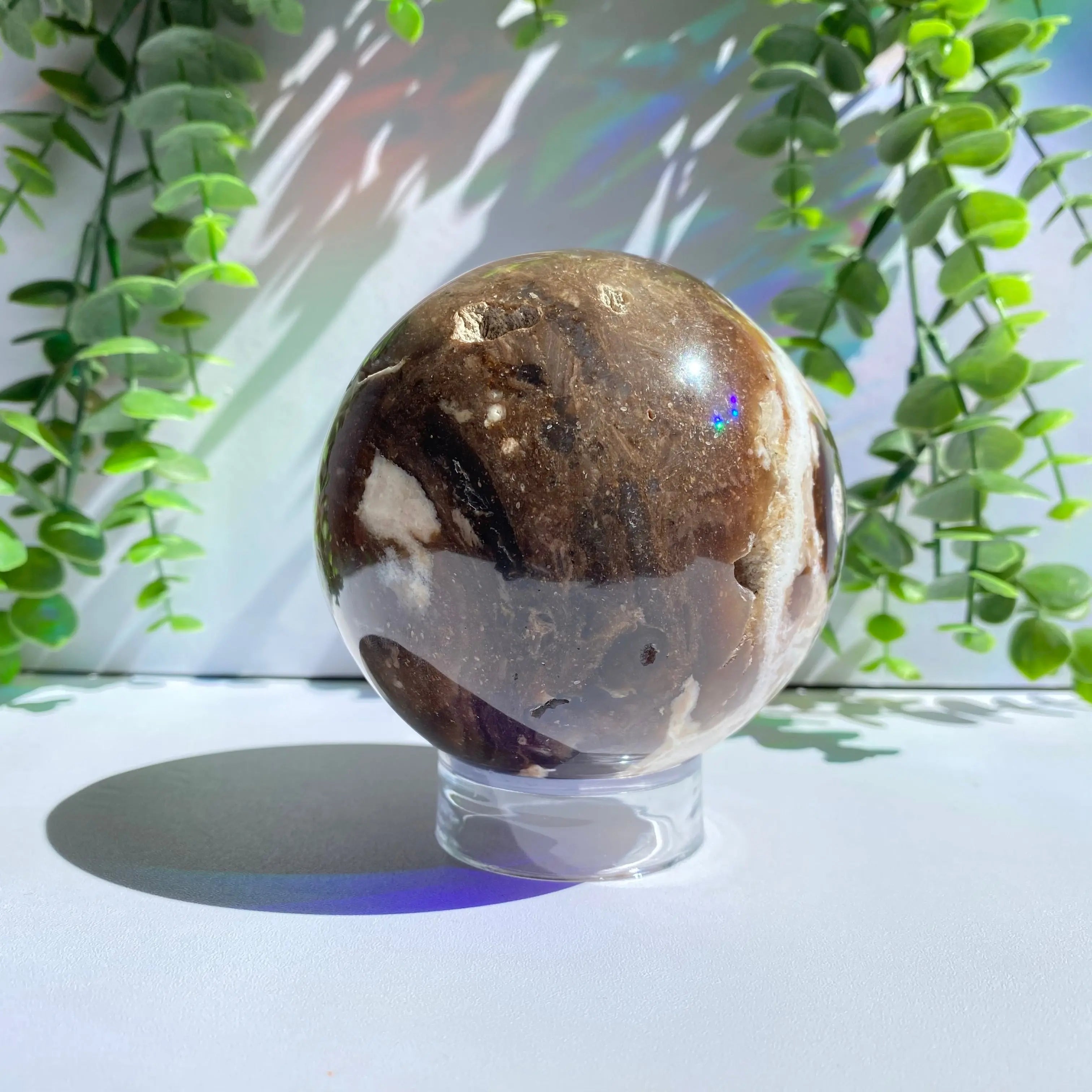 Chocolate Calcite Sphere Arabella Crystals