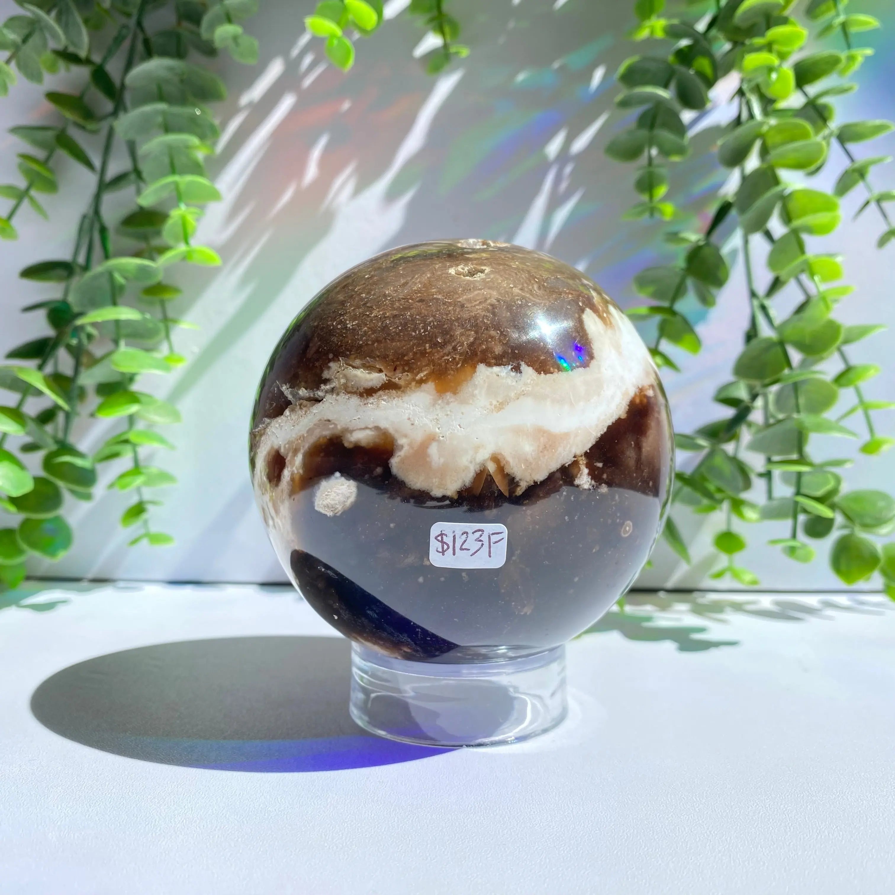Chocolate Calcite Sphere Arabella Crystals