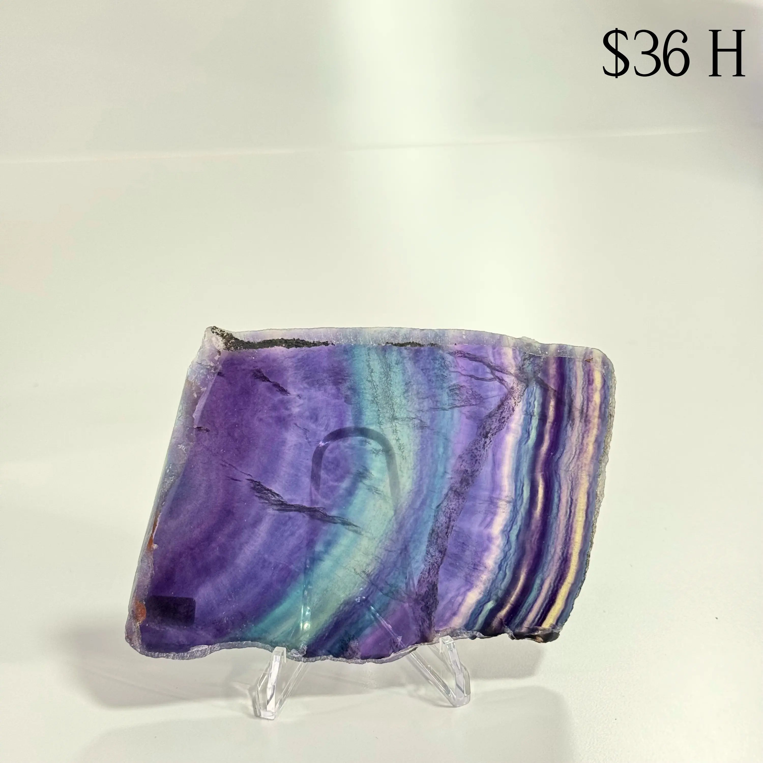 Rainbow Fluorite Slices Arabella Crystals