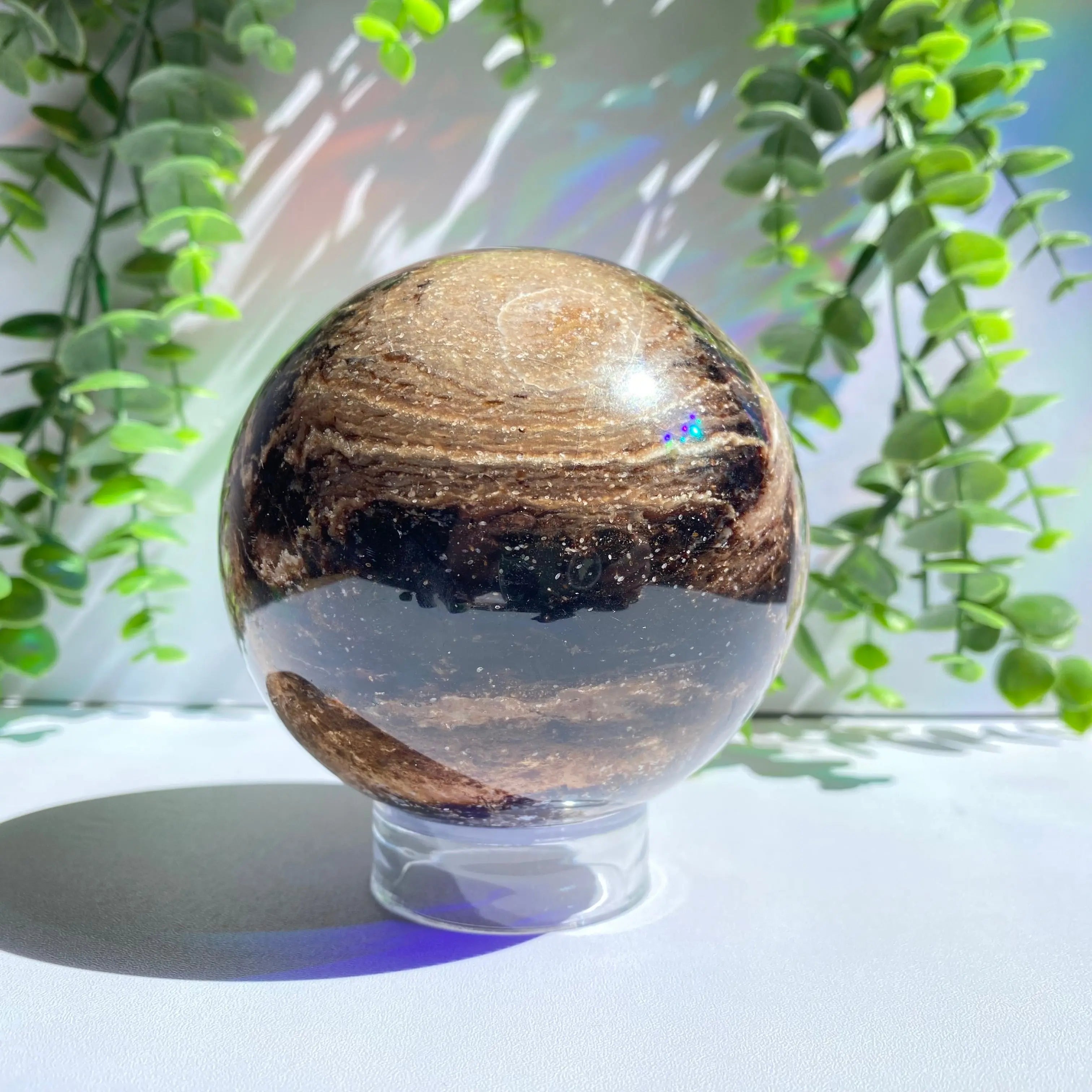 Chocolate Calcite Sphere Arabella Crystals