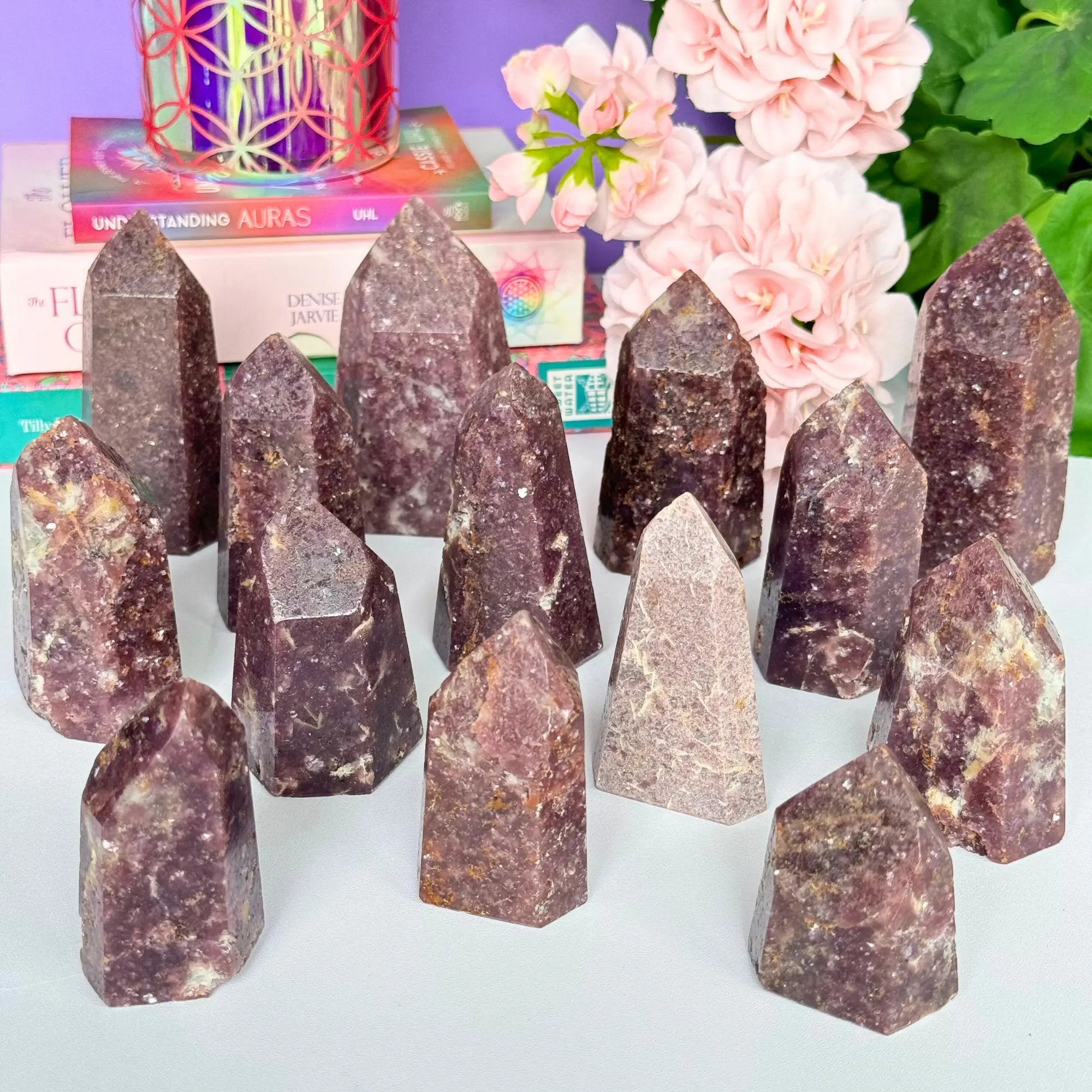 Lepidolite Towers Arabella Crystals