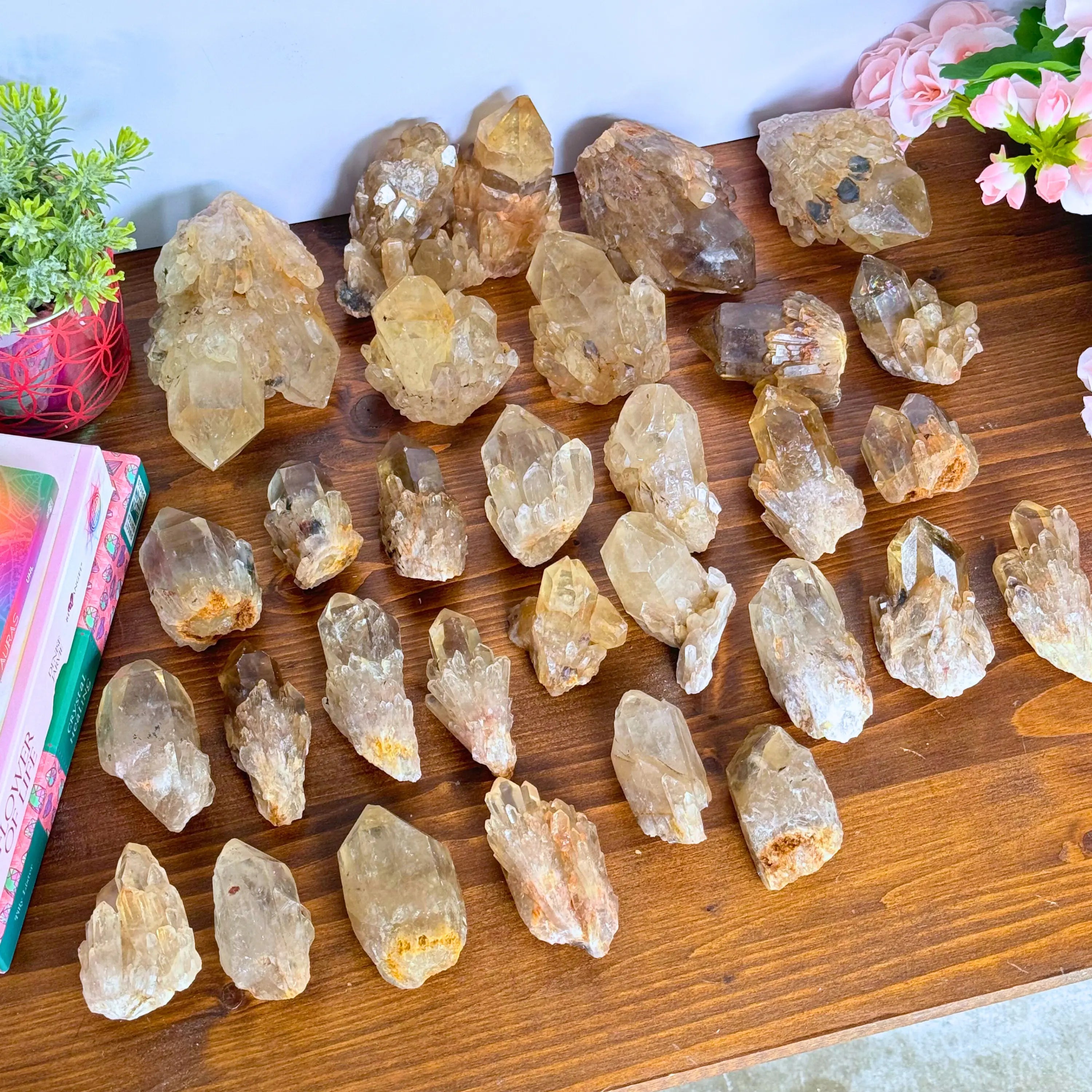 Kundalini Citrine Clusters Arabella Crystals