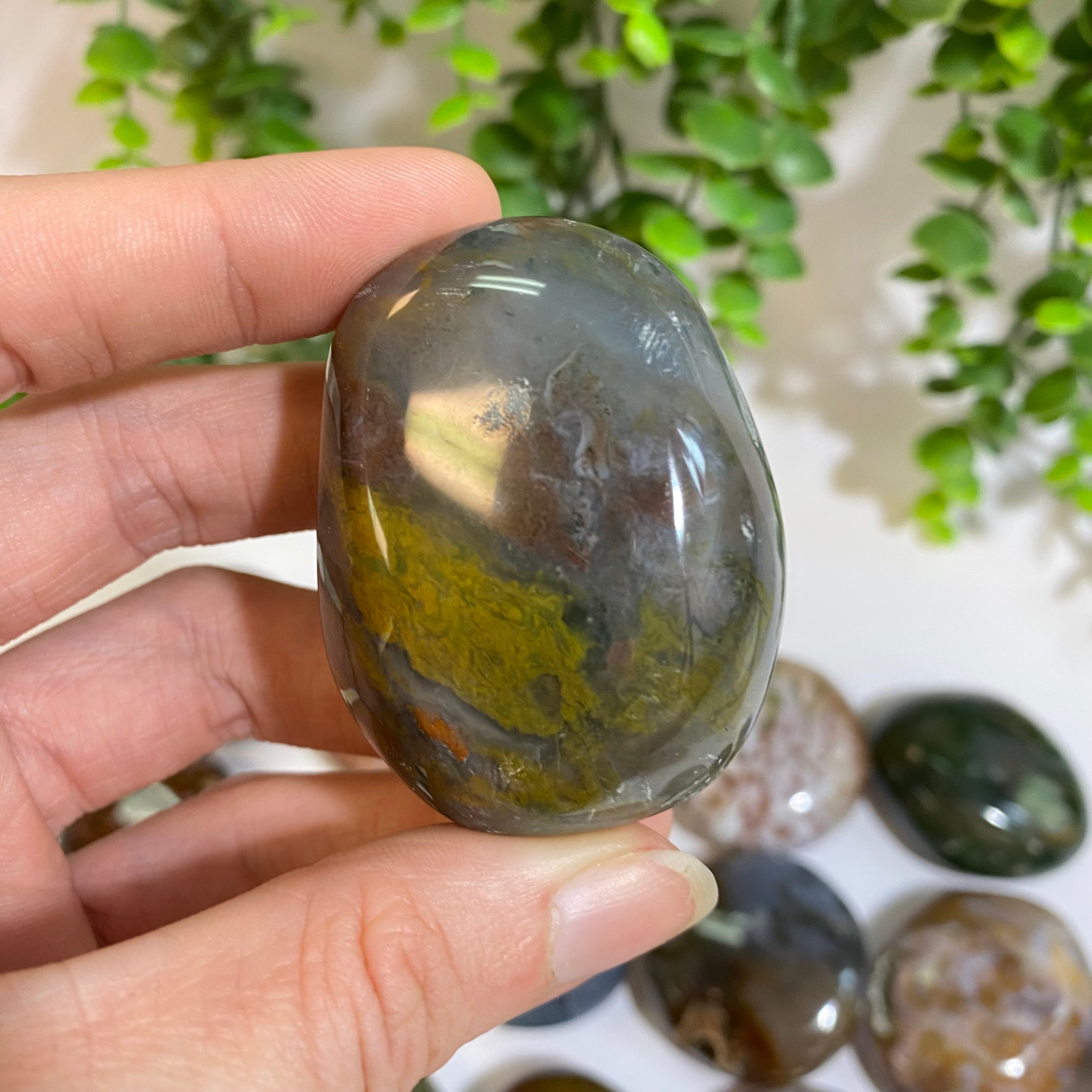 Ocean Jasper Palm Stone