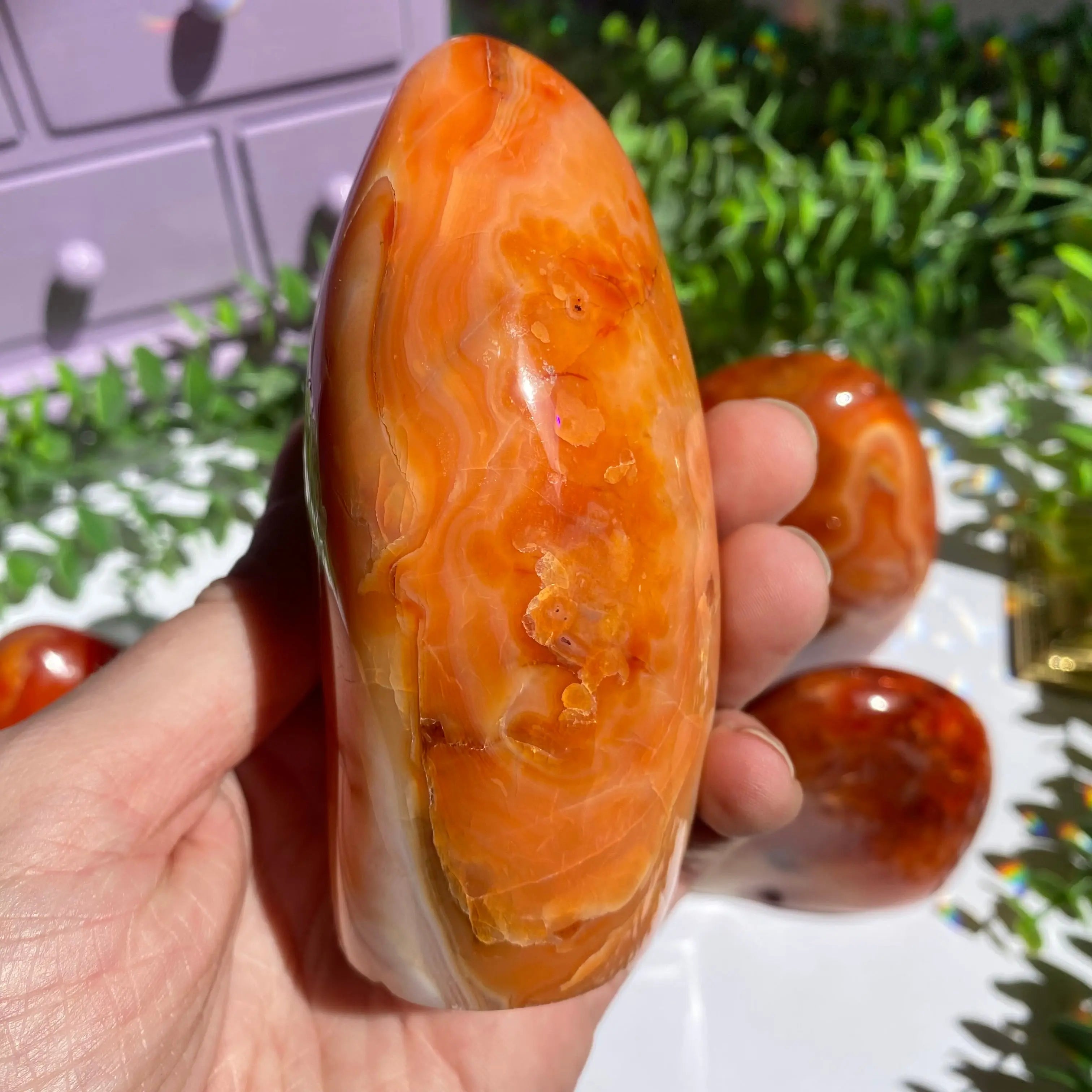 Carnelian Agate Free Form for Passion & Creativity