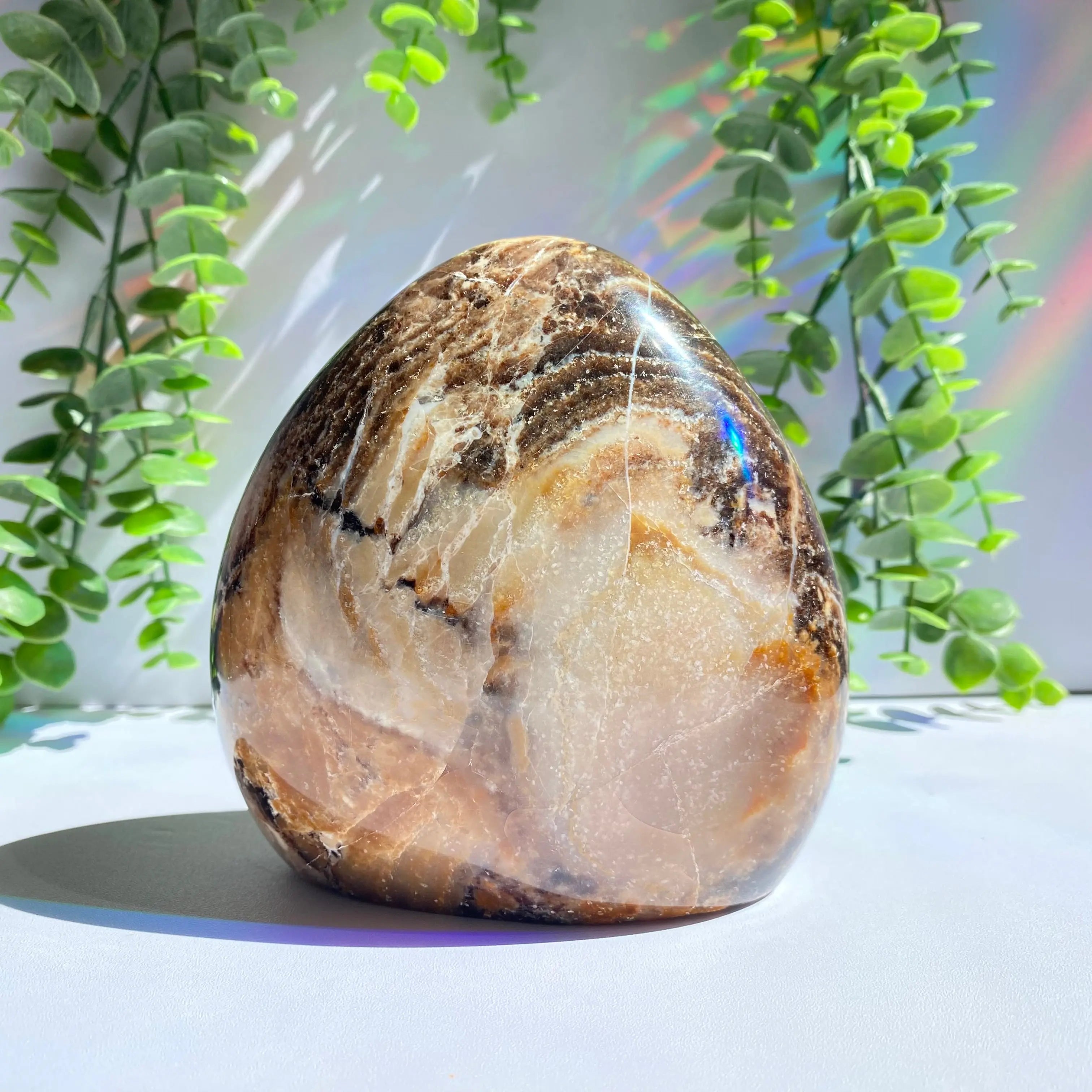 Chocolate Calcite Free Form Arabella Crystals