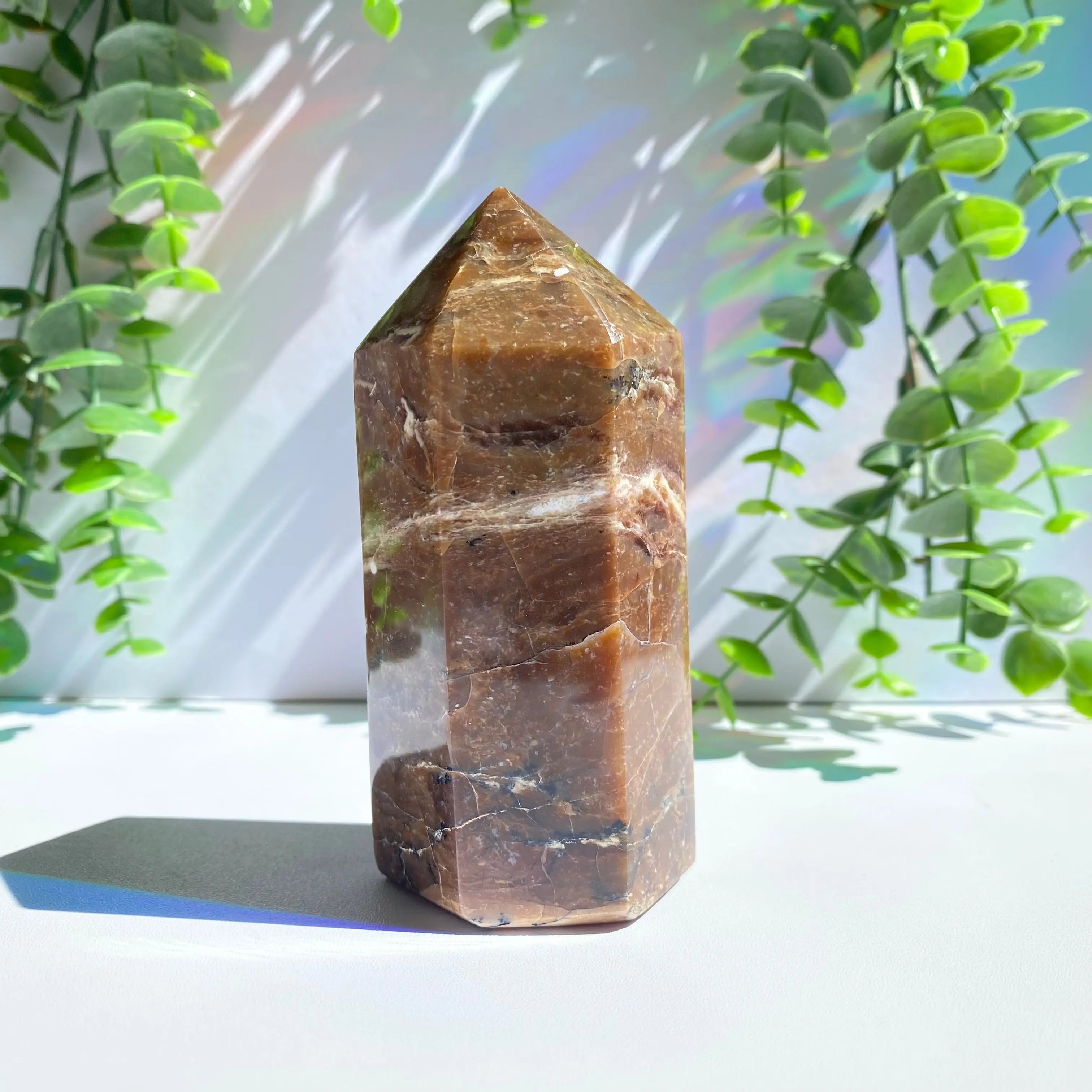 Chocolate Calcite Point Arabella Crystals