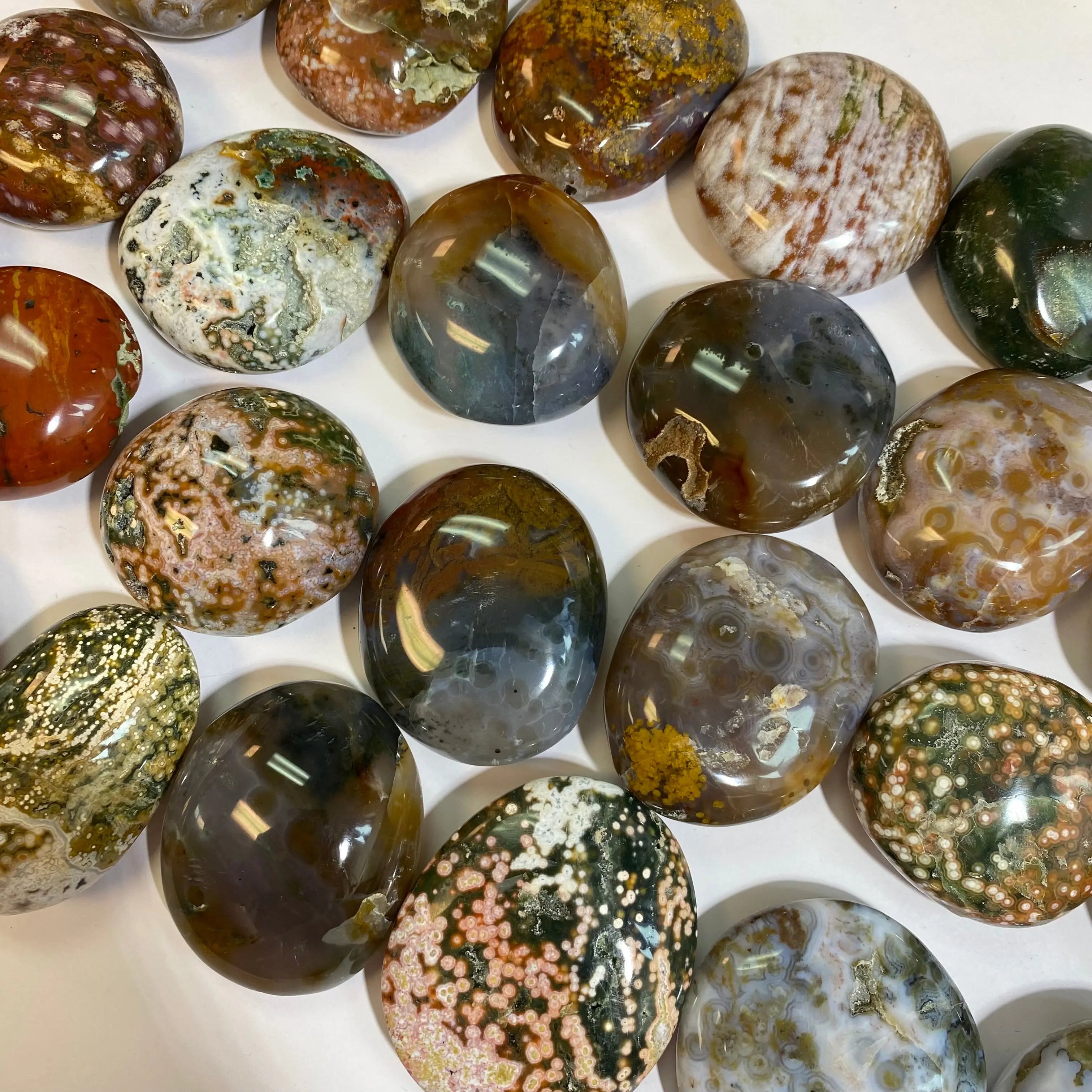 Ocean Jasper Palm Stone Arabella Crystals