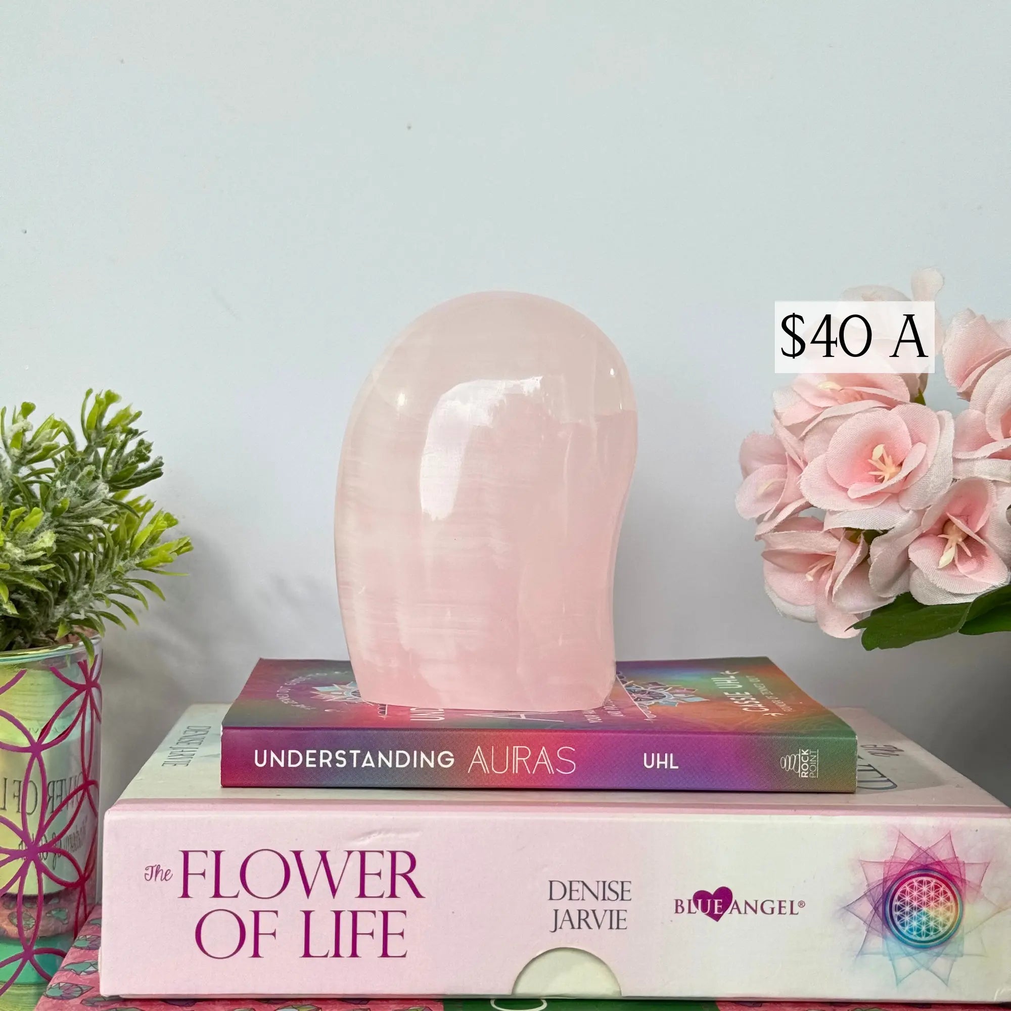Mangano Calcite Free Forms Arabella Crystals