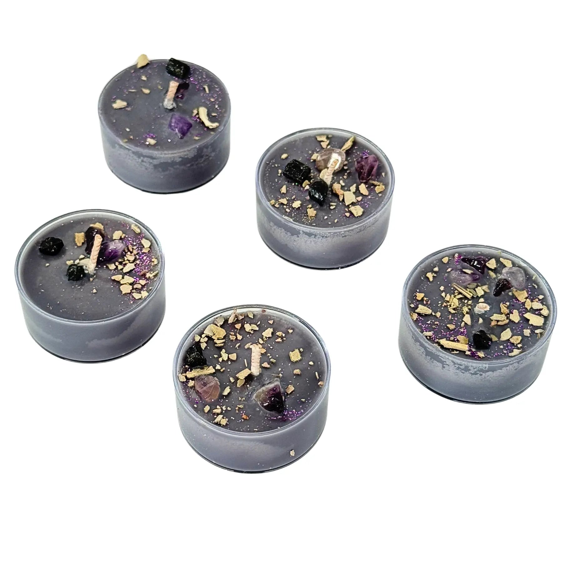Black Magic Ritual Tea Light Candles Notes of: Incense, Dark Musk & Ylang Ylang