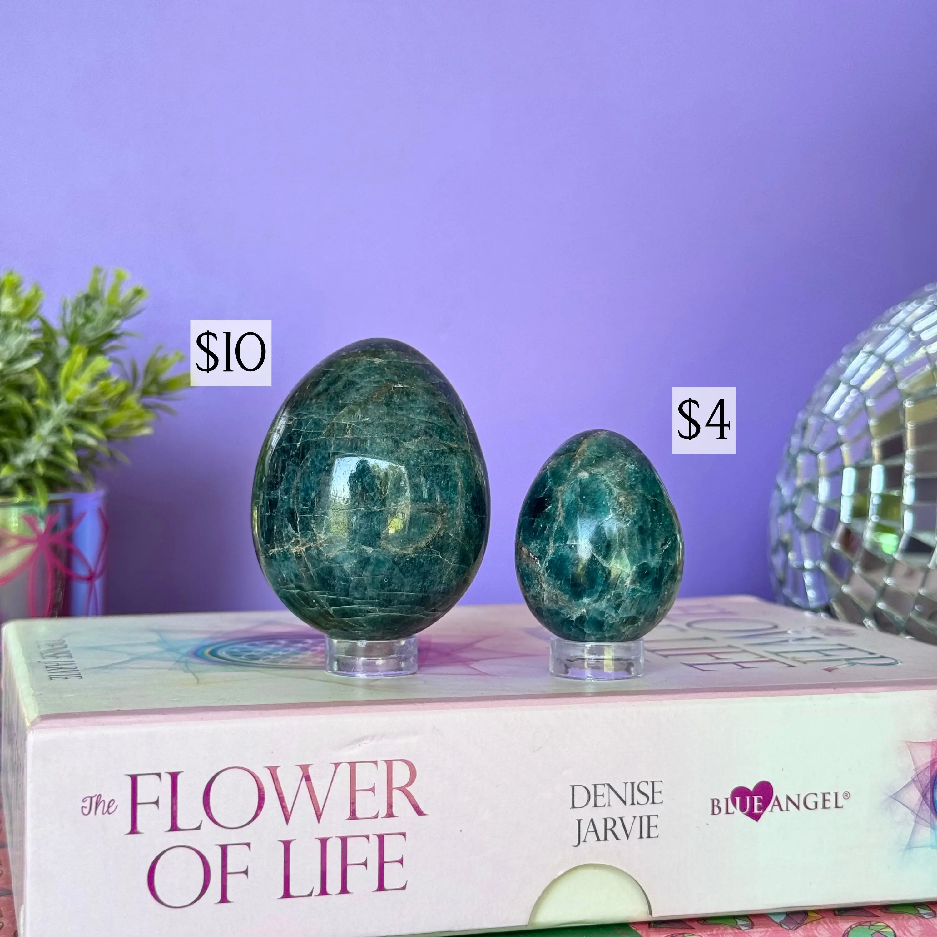 Blue Apatite Eggs Arabella Crystals