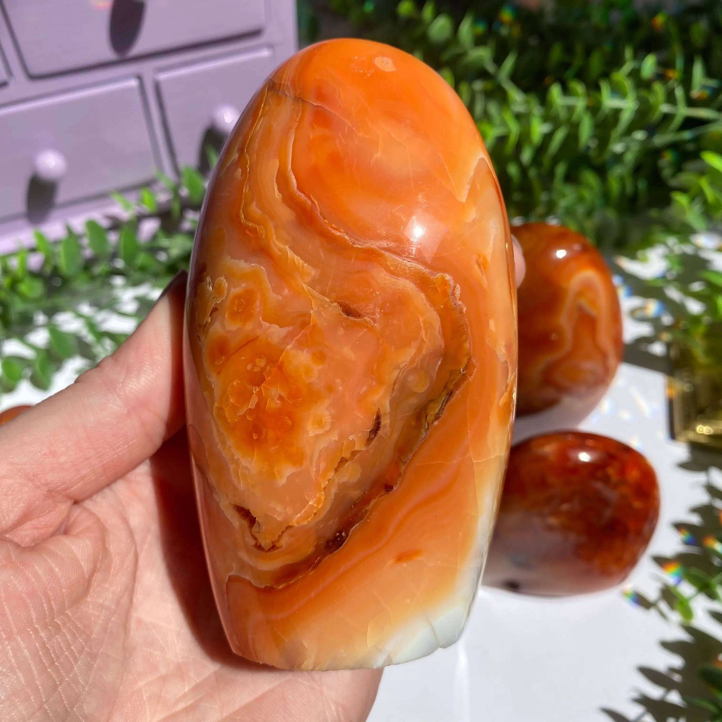 Carnelian Agate Free Form for Passion & Creativity