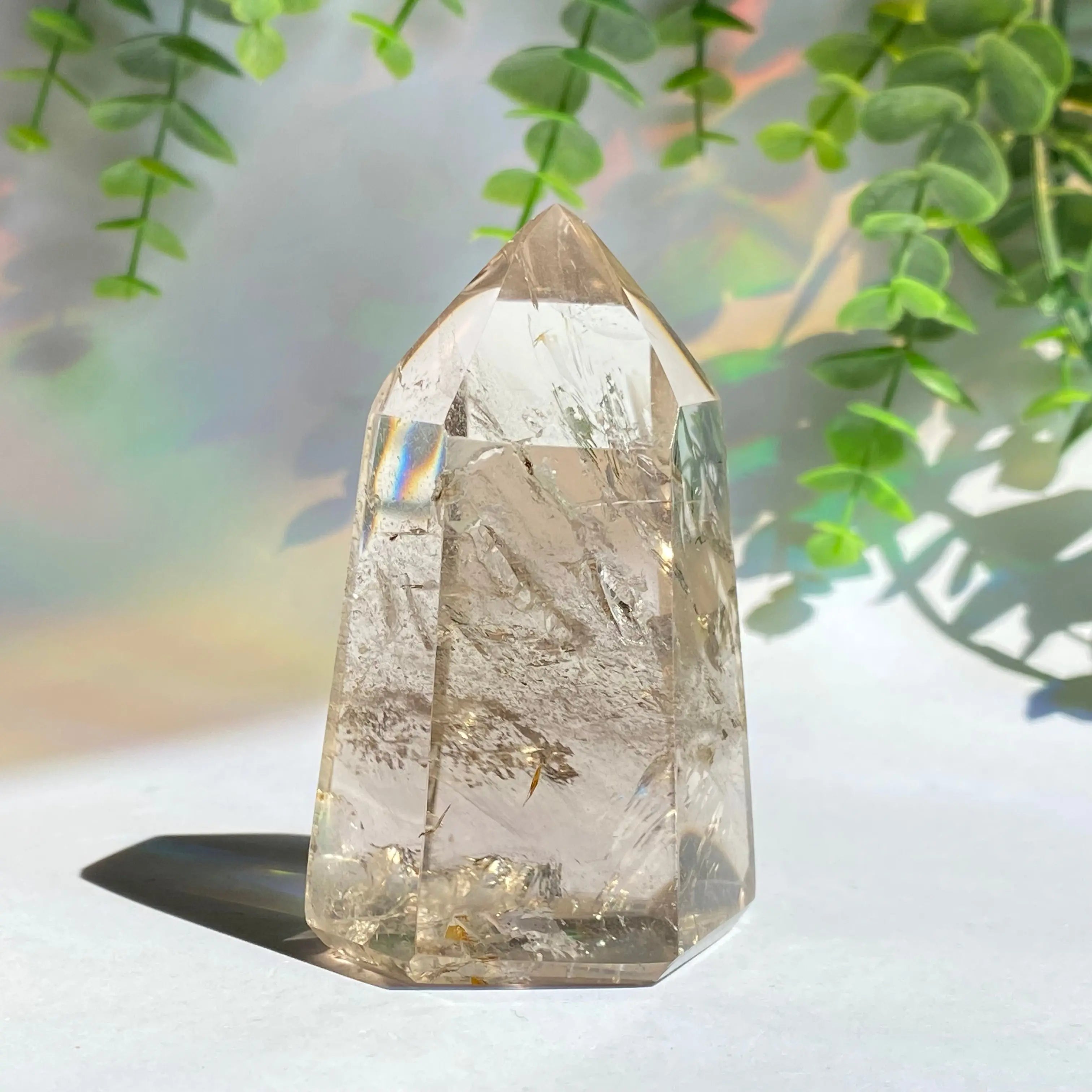 Smokey Quartz Point Arabella Crystals