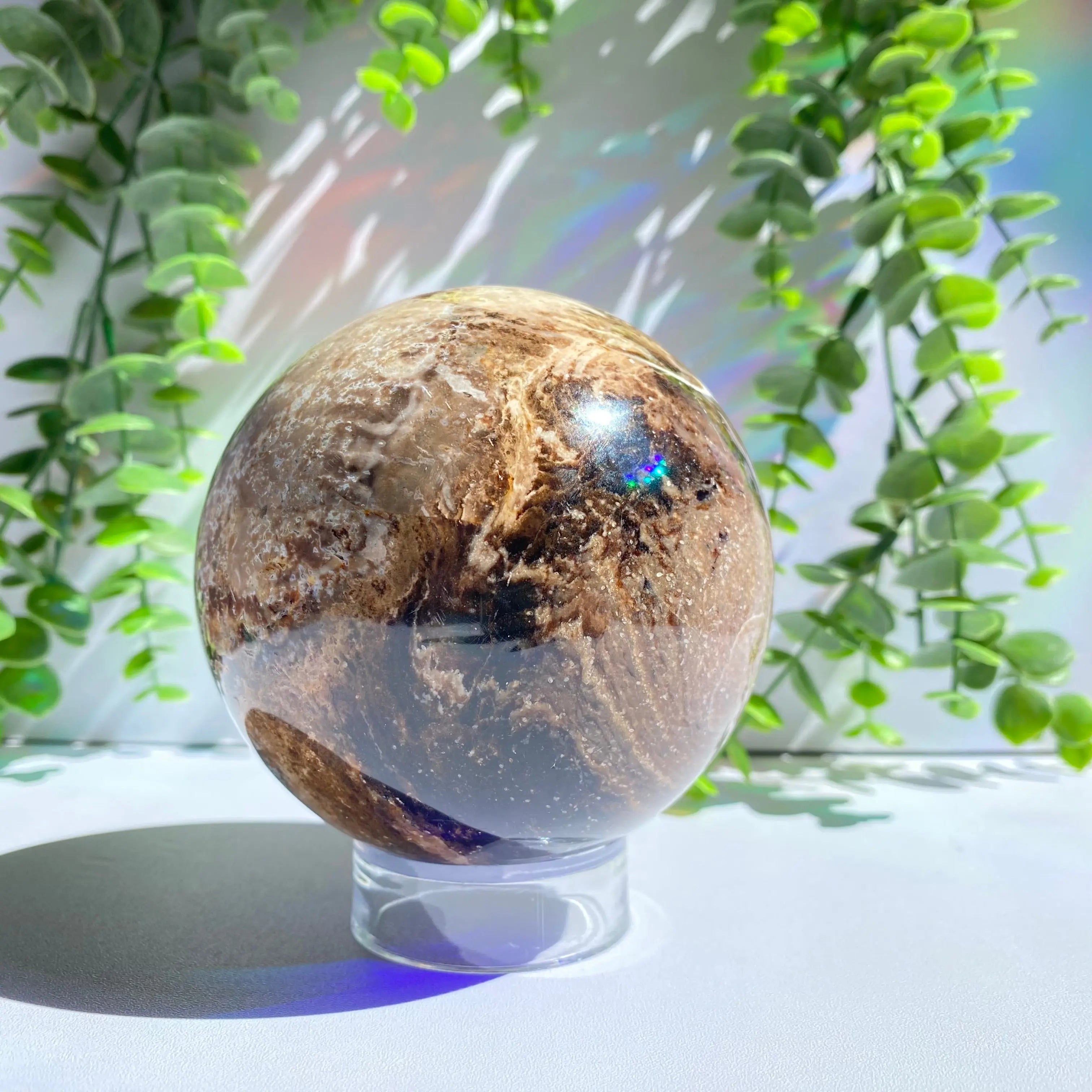 Chocolate Calcite Sphere Arabella Crystals
