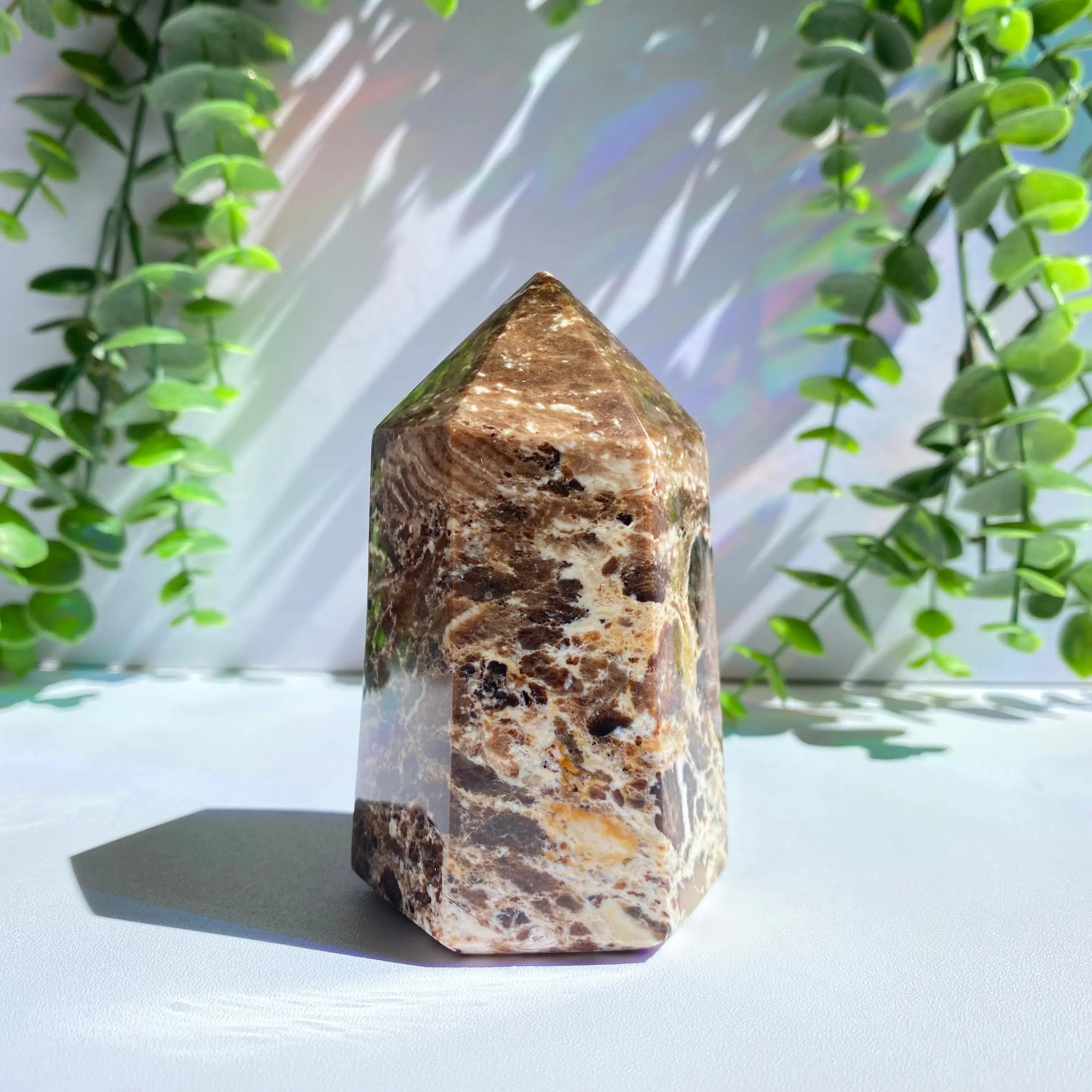 Chocolate Calcite Point Arabella Crystals