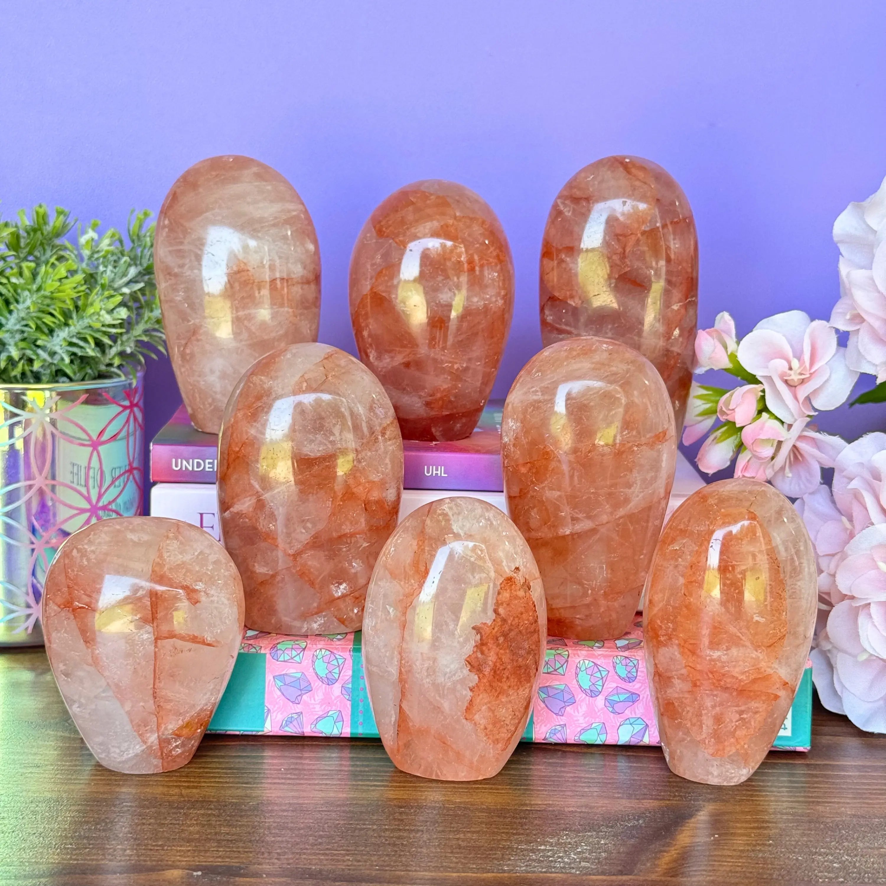 Fire Quartz Free Forms Arabella Crystals