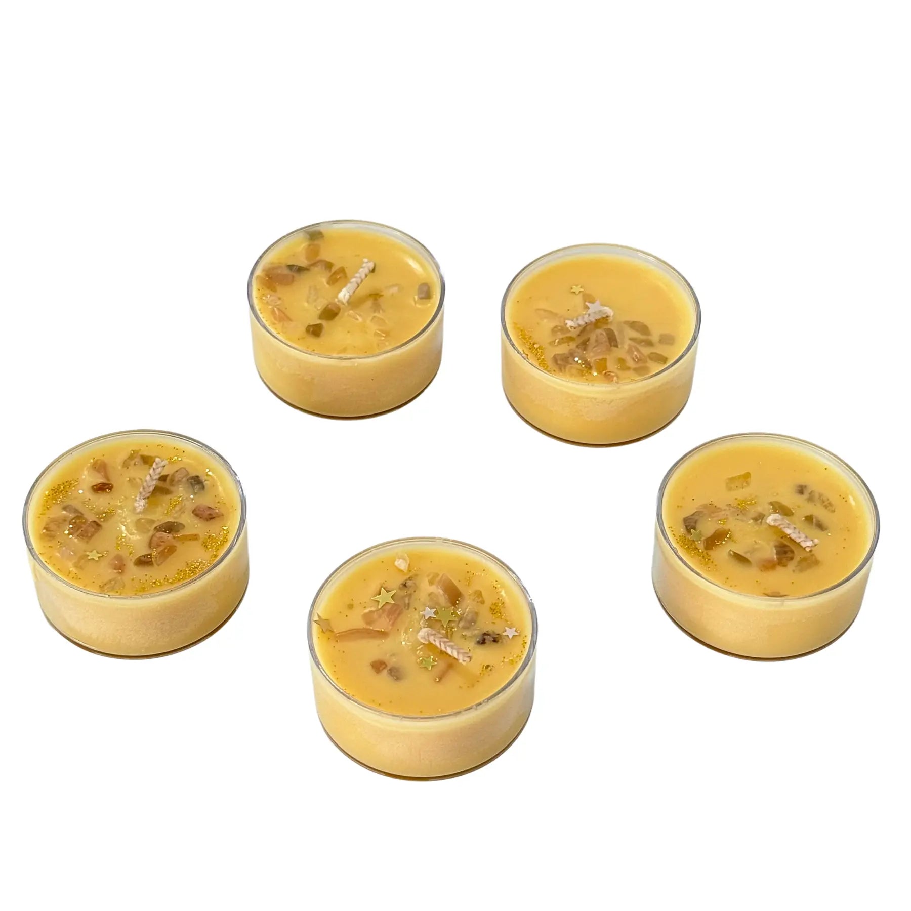 Full Moon Ritual Tea Light Candles Notes of: Lemon, Turmeric & Milk