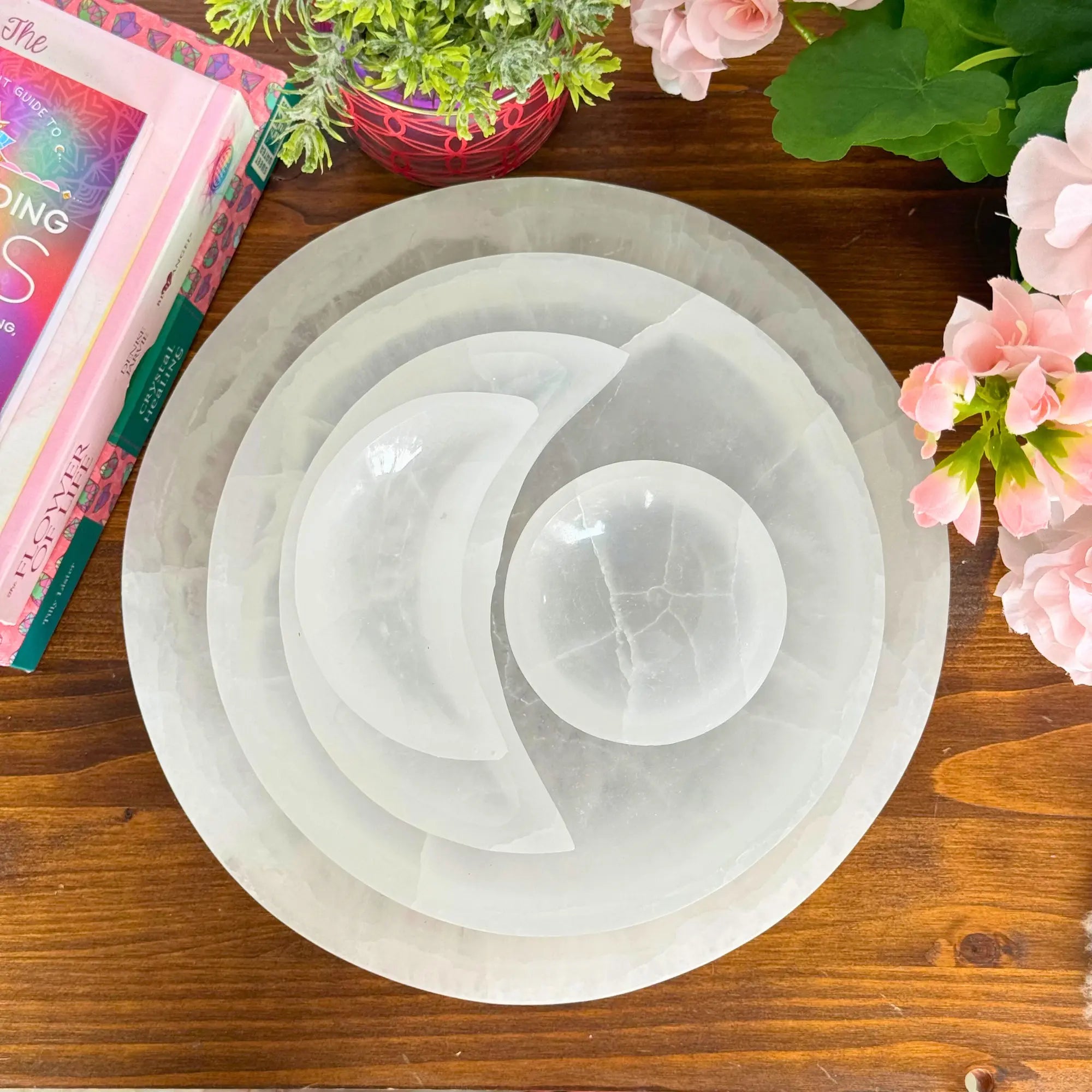 Selenite Crystal Bowls Arabella Crystals