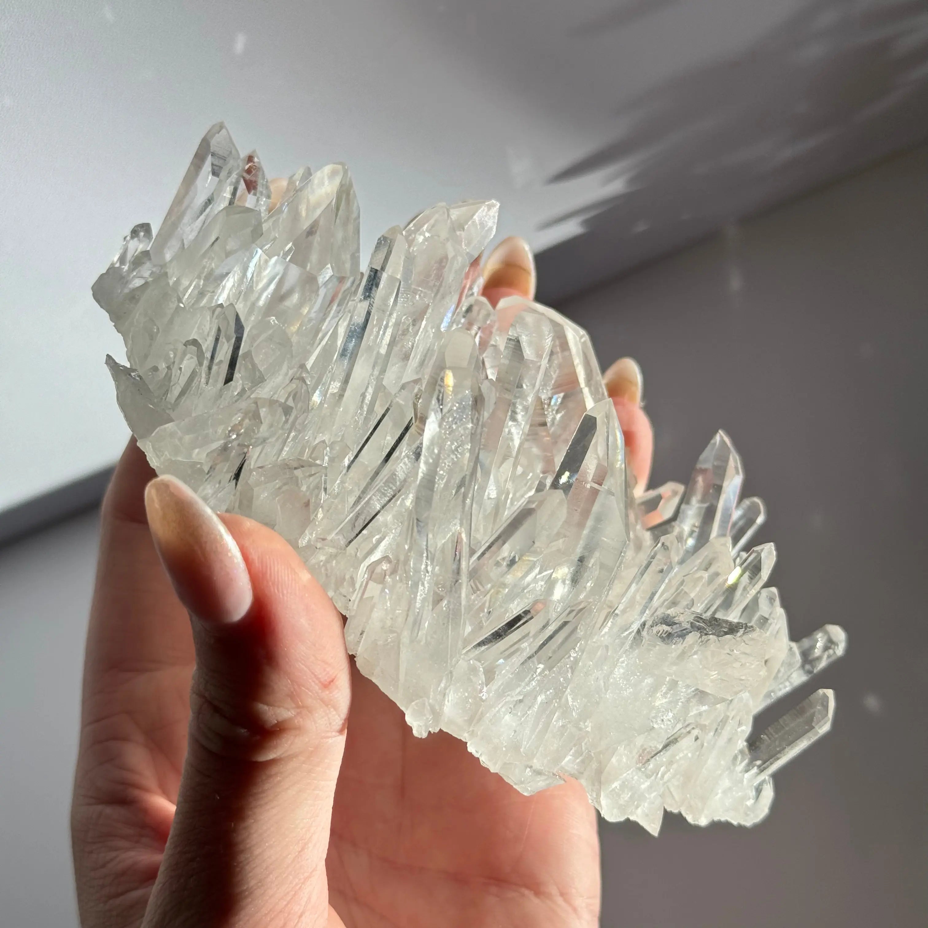 Arkansas High-Quality Clear Quartz Cluster Arabella Crystals