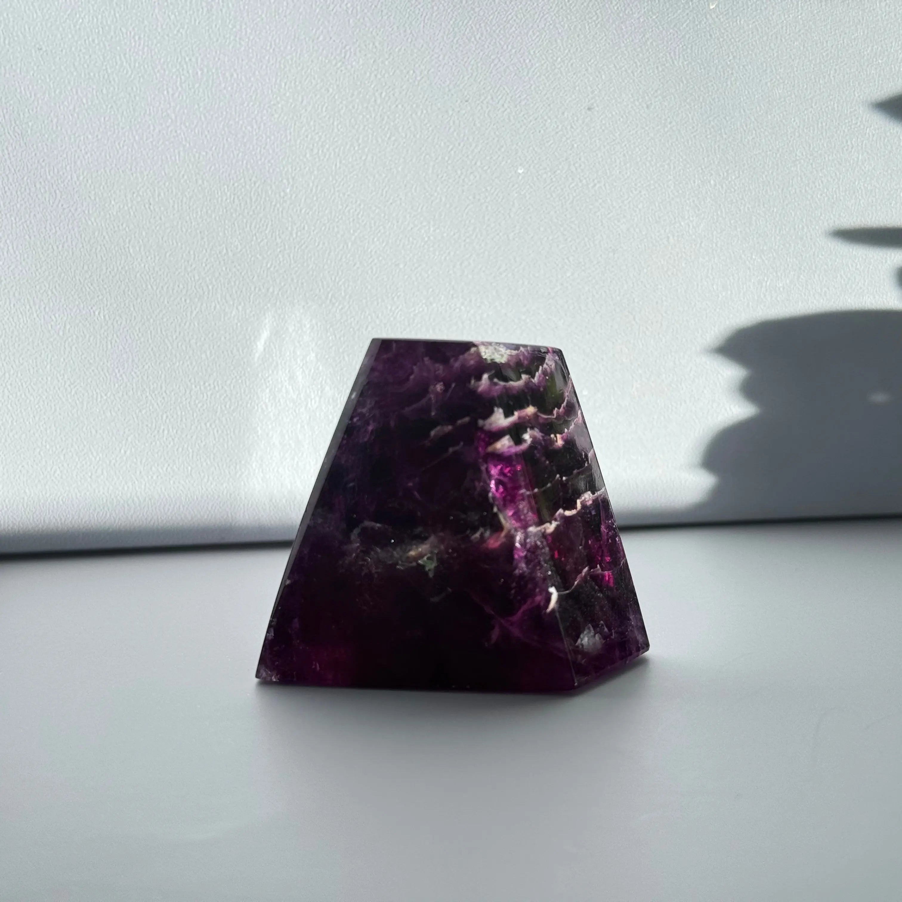 Pink Purple Fluorite Facet Arabella Crystals