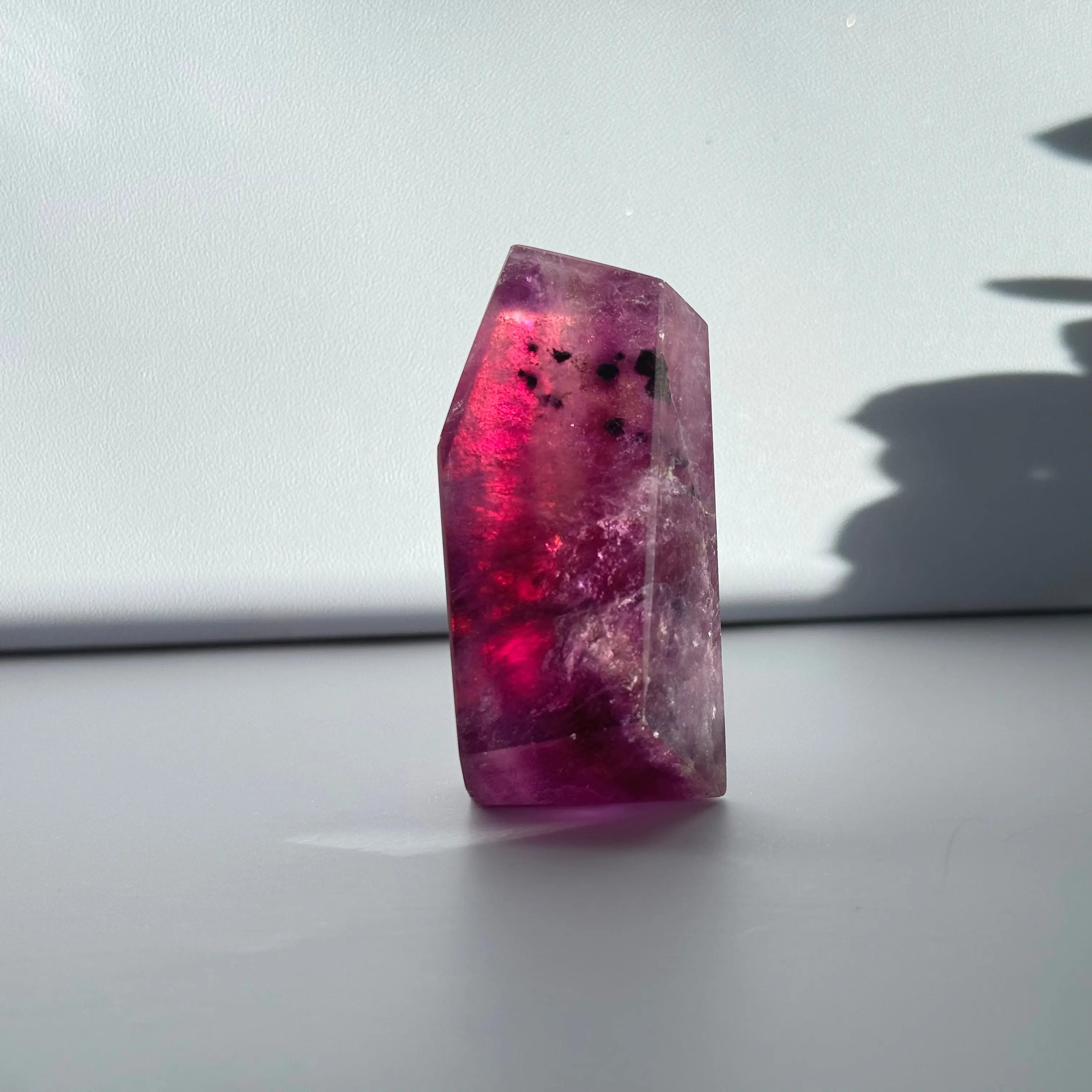 Pink Purple Fluorite Facet Arabella Crystals