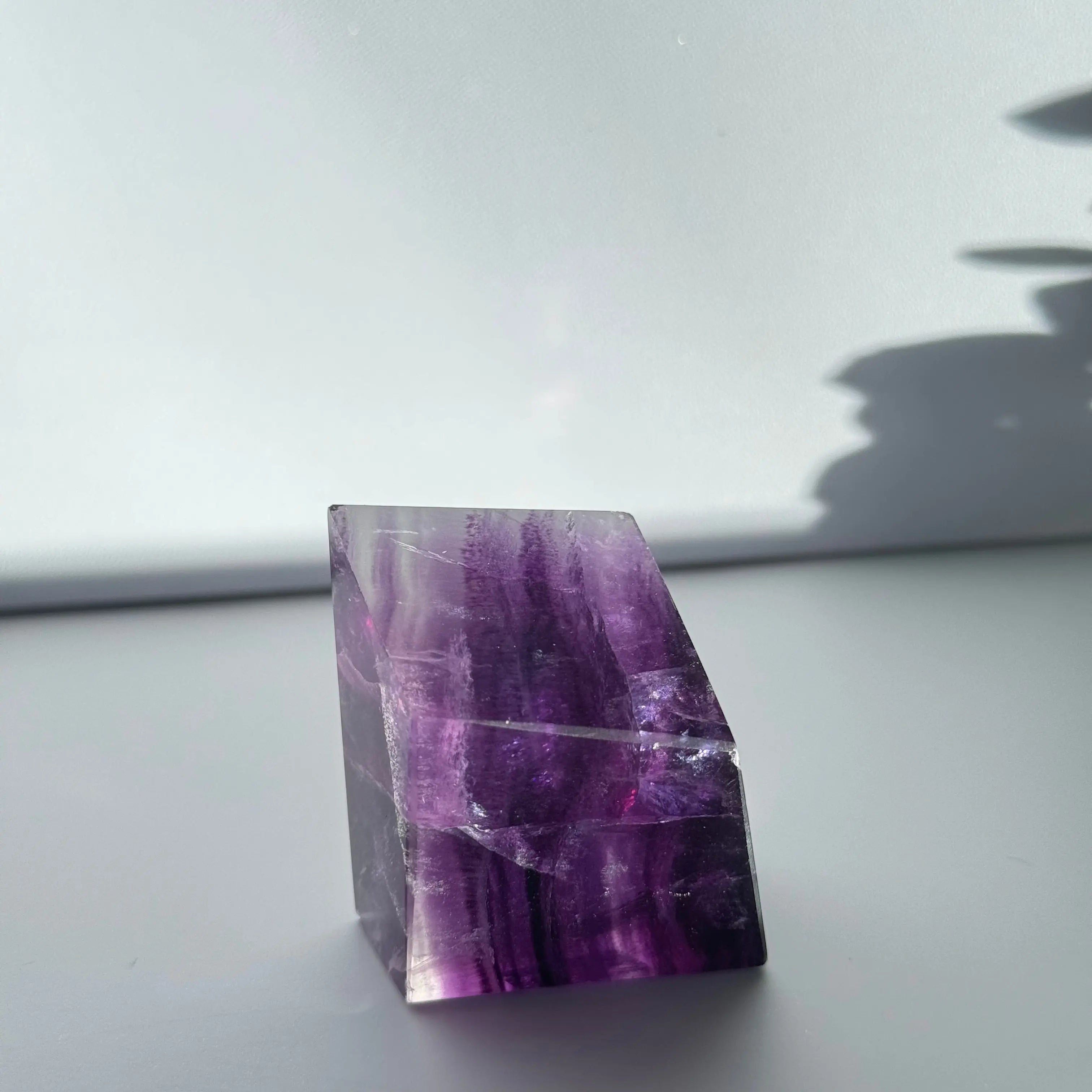 Pink Purple Fluorite Facet Arabella Crystals