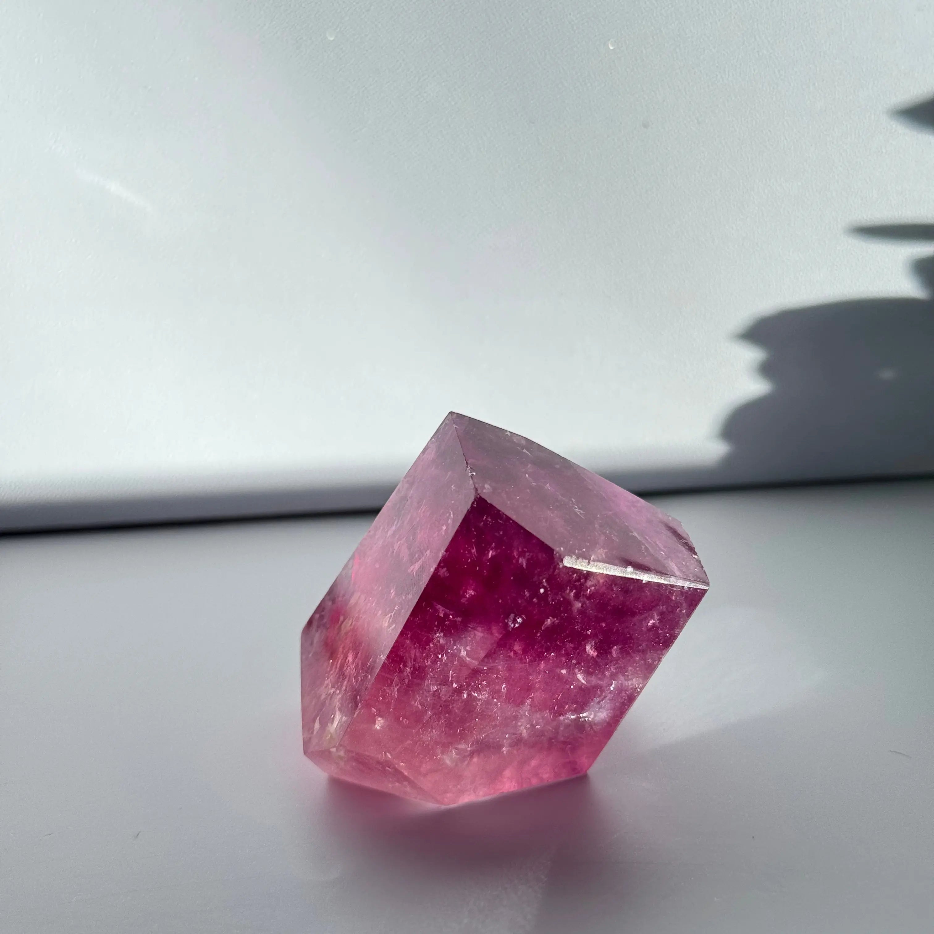Pink Purple Fluorite Facet Arabella Crystals