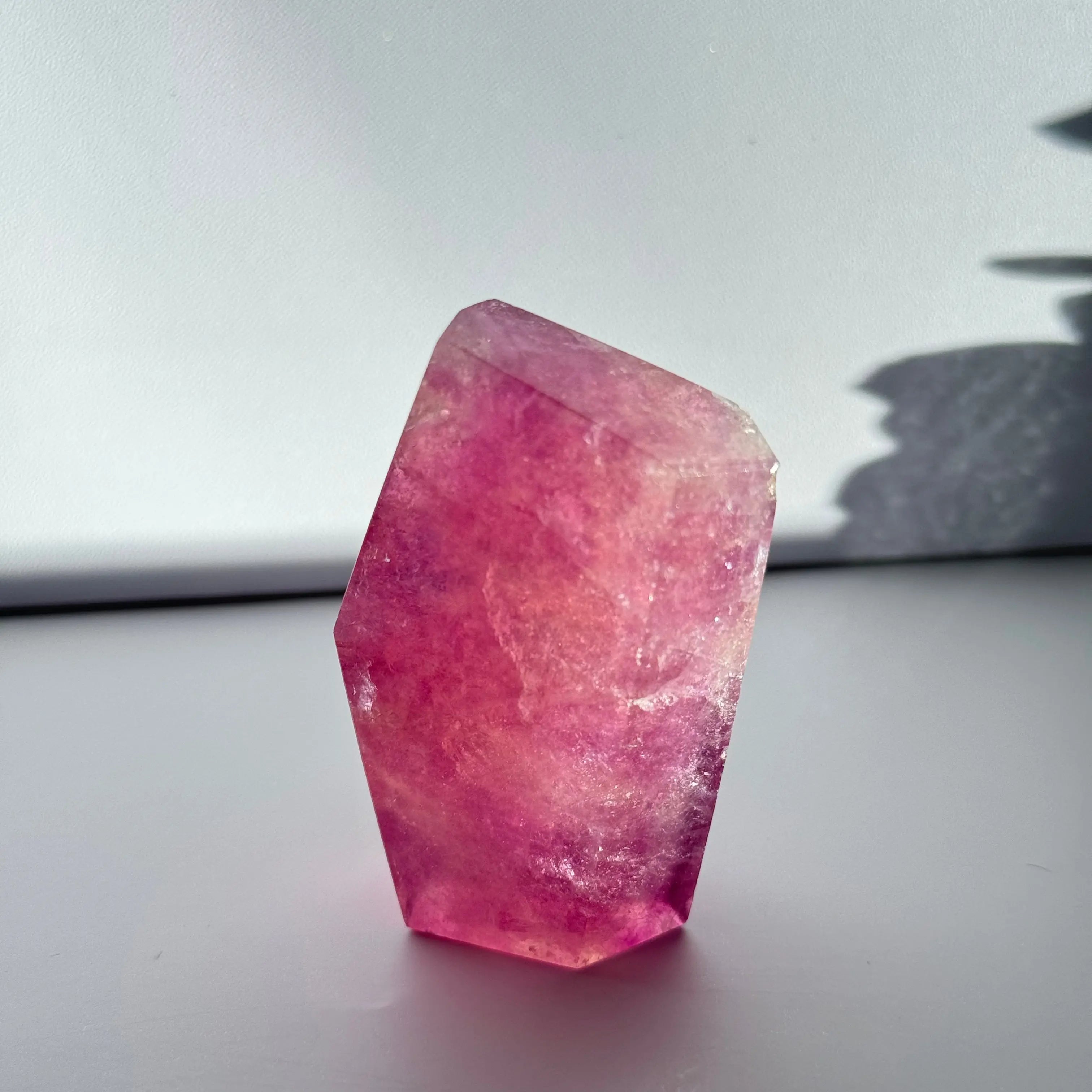 Pink Purple Fluorite Facet Arabella Crystals