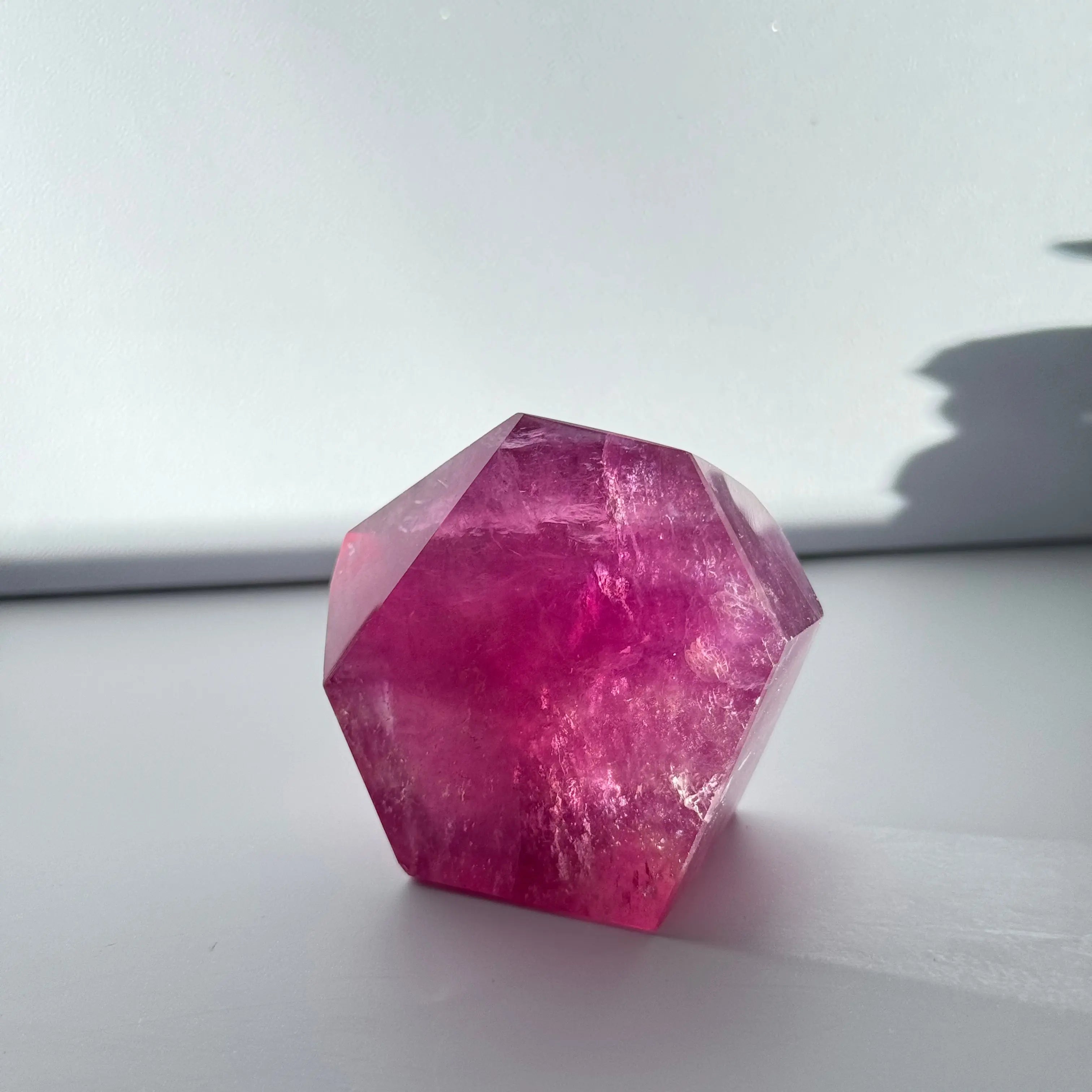 Pink Purple Fluorite Facet Arabella Crystals