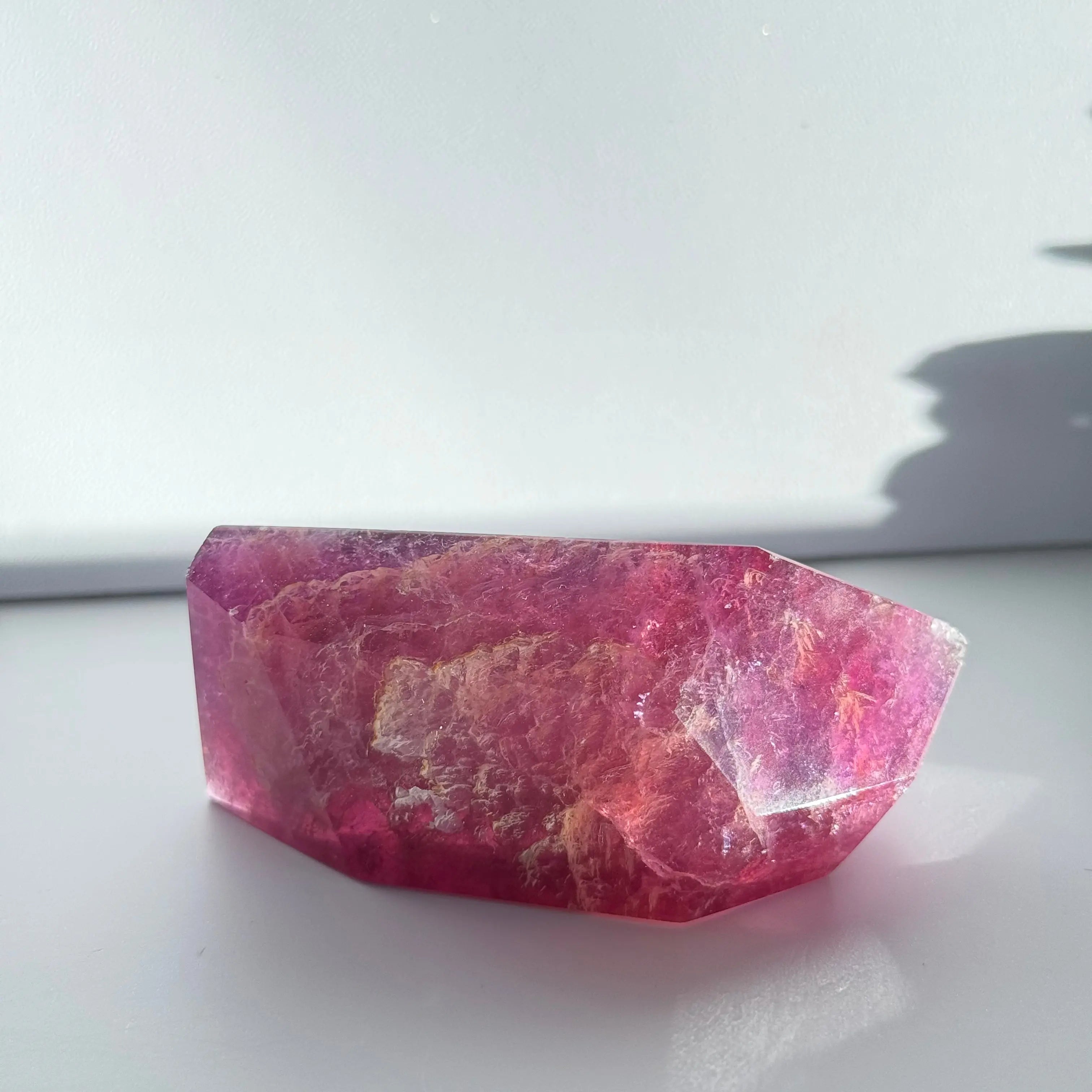 Pink Purple Fluorite Facet Arabella Crystals
