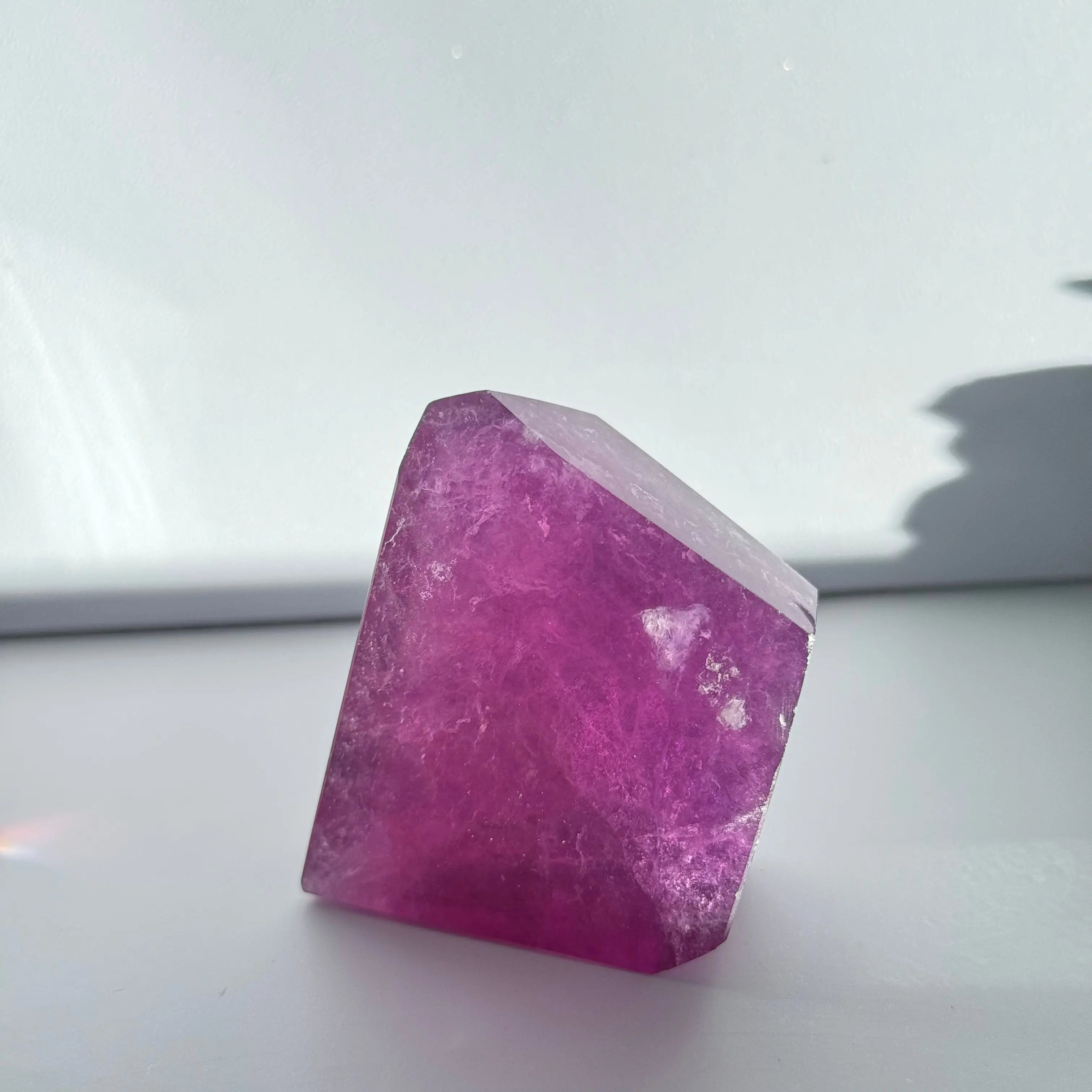 Pink Purple Fluorite Facet Arabella Crystals