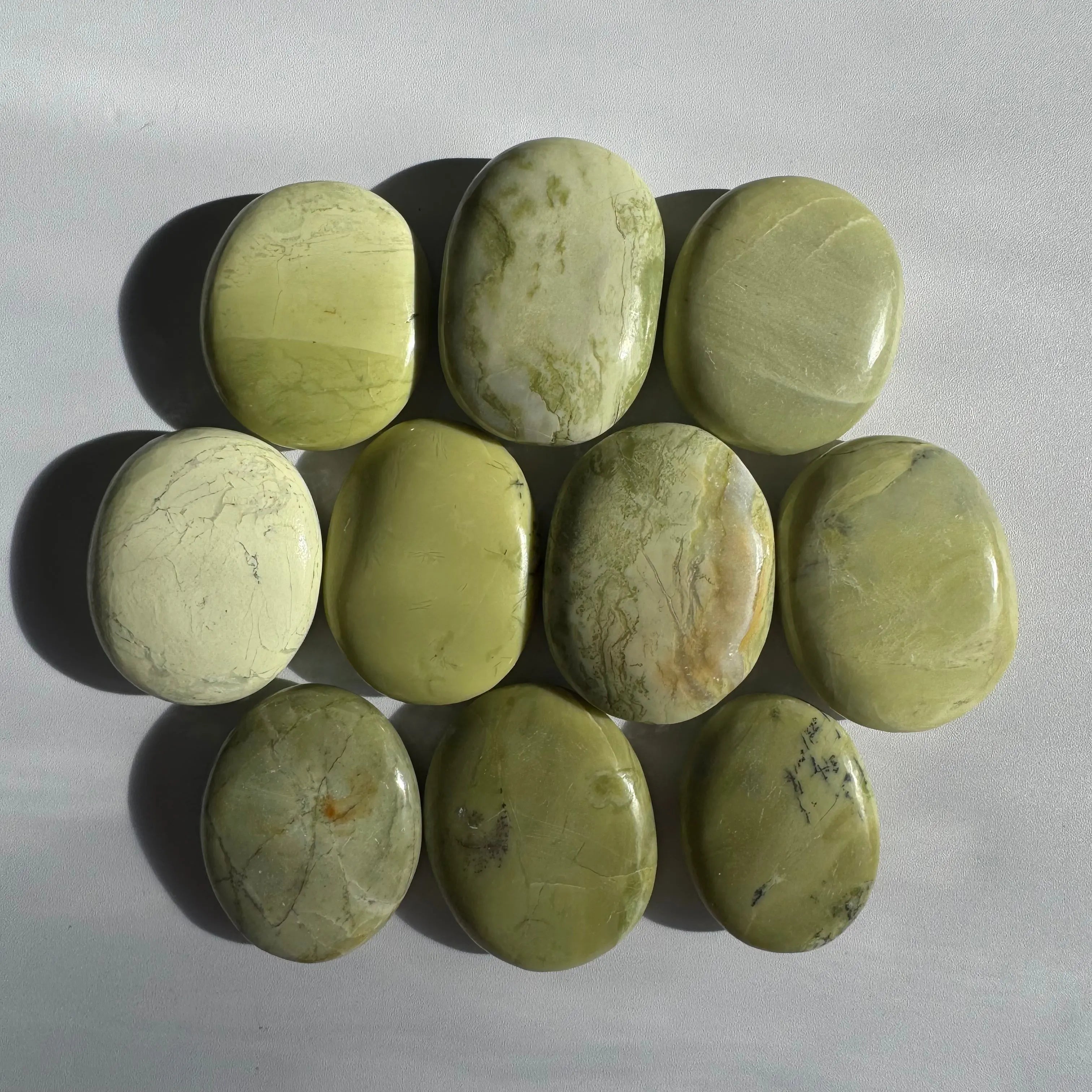 Serpentine Palm Stone Arabella Crystals