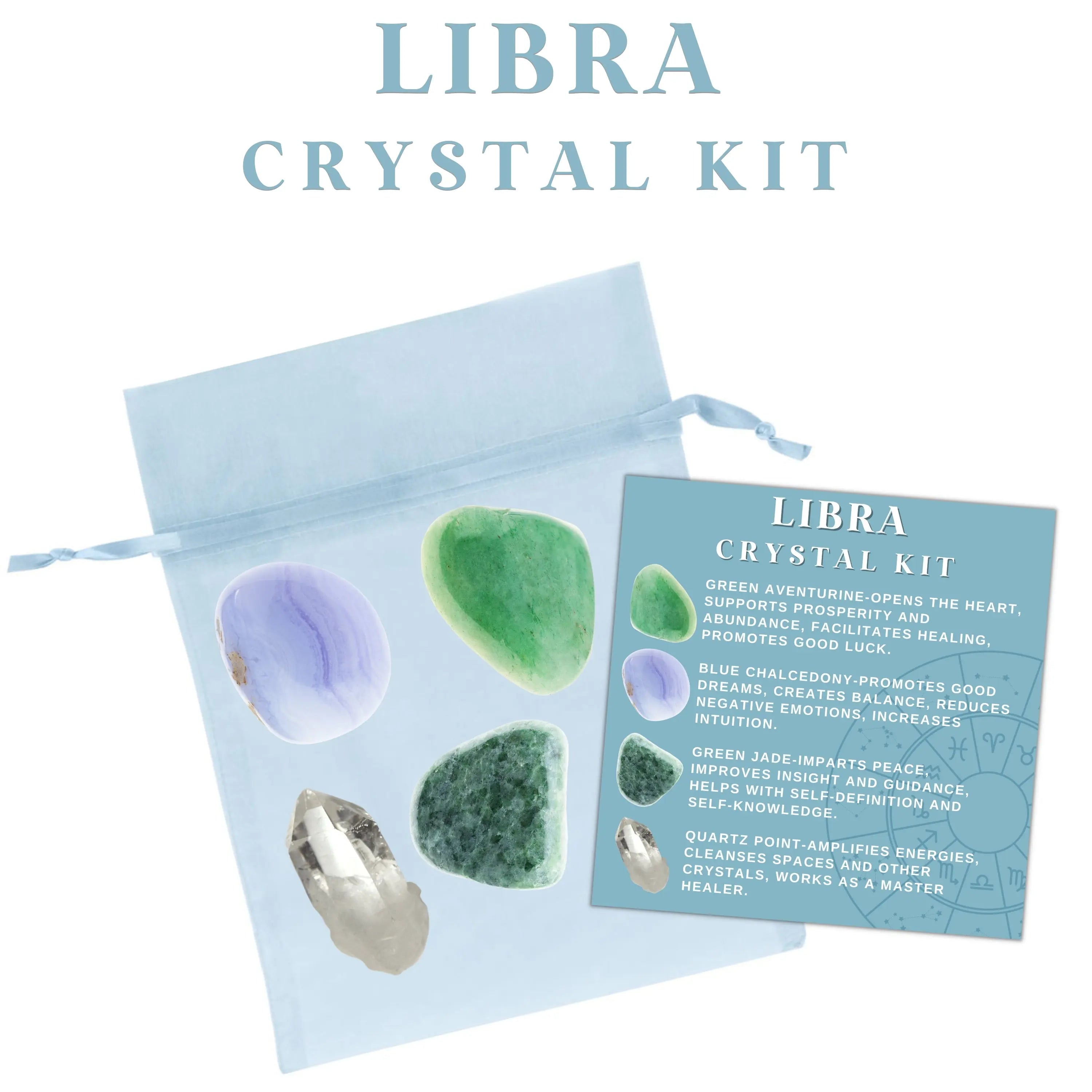 Libra Zodiac Crystal Kit Balance, Harmony, Diplomacy