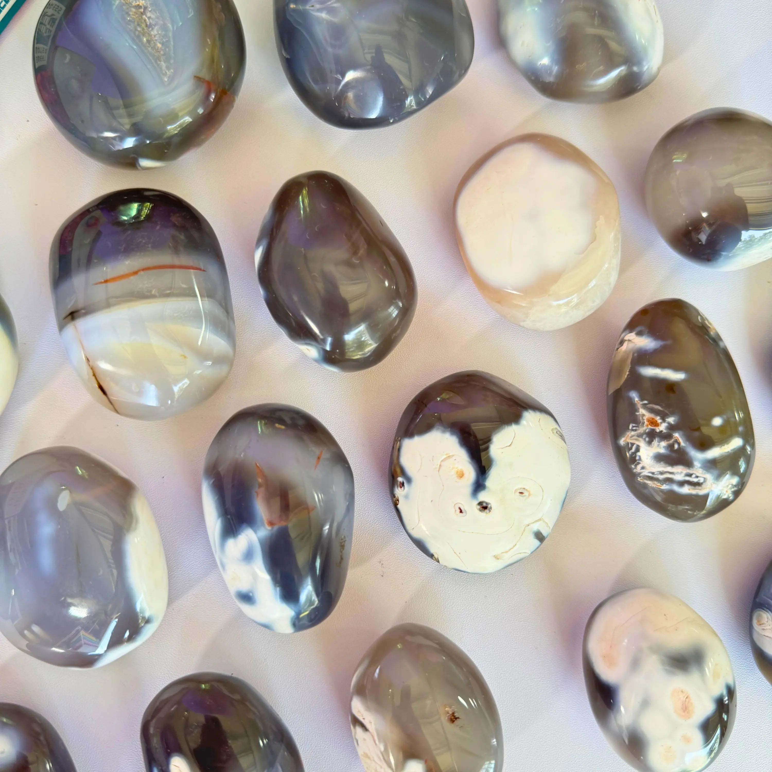 Orca Agate Palm Stones Arabella Crystals