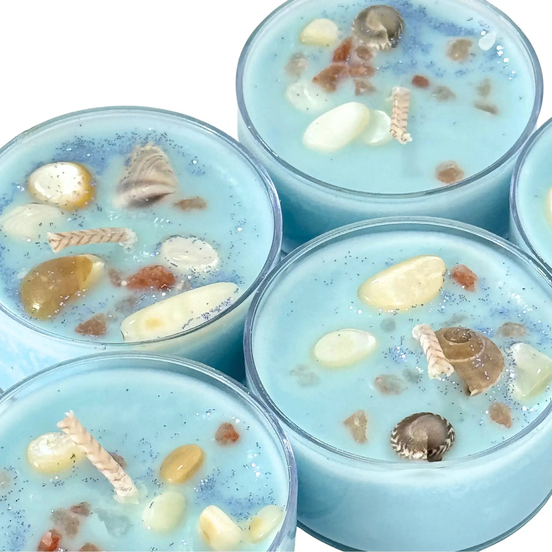 Sea Witch Ritual Tea Light Candles Notes of: Linen, Sea Salt, Powder