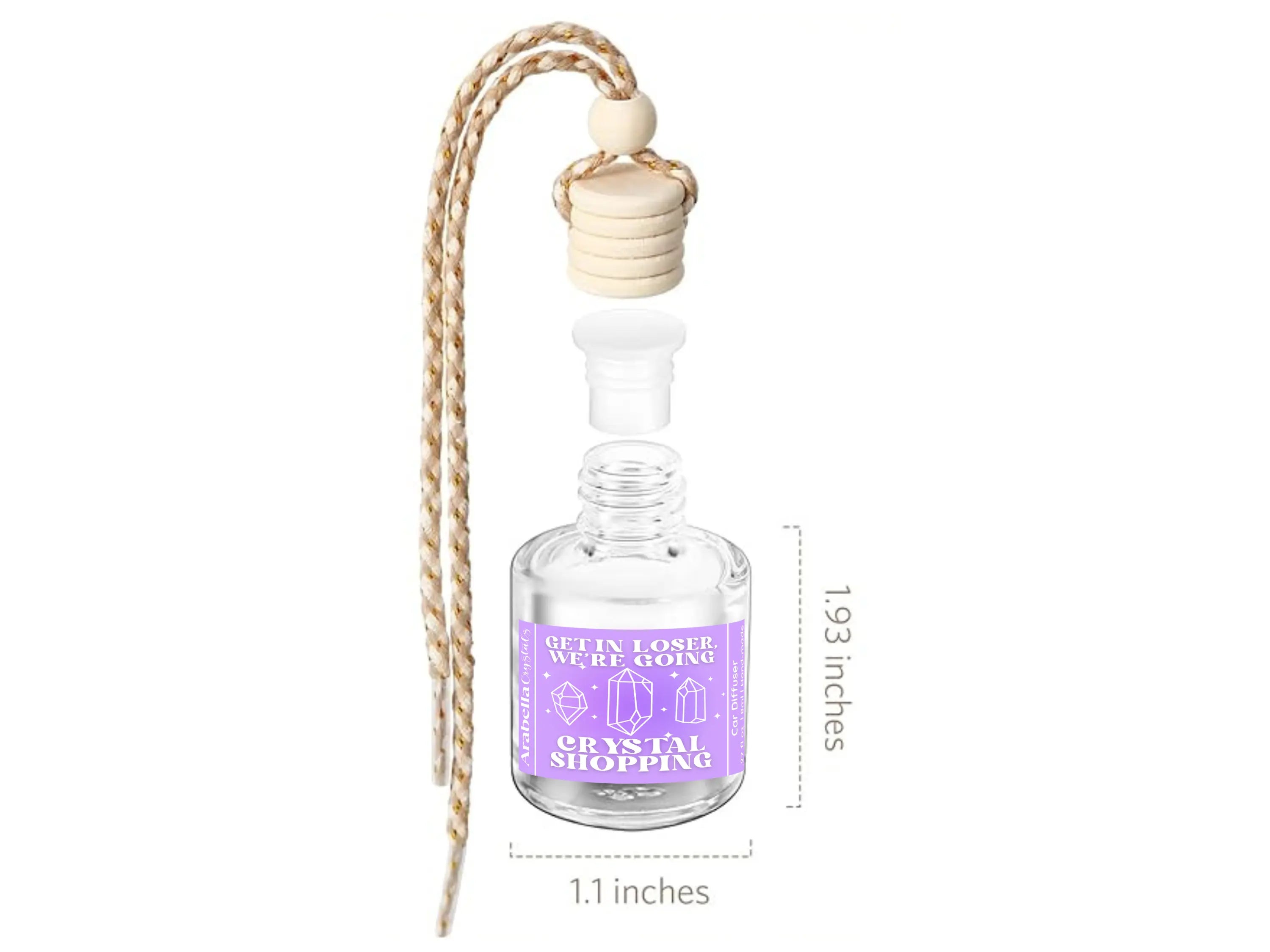 Hanging Car Diffuser Arabella Crystals