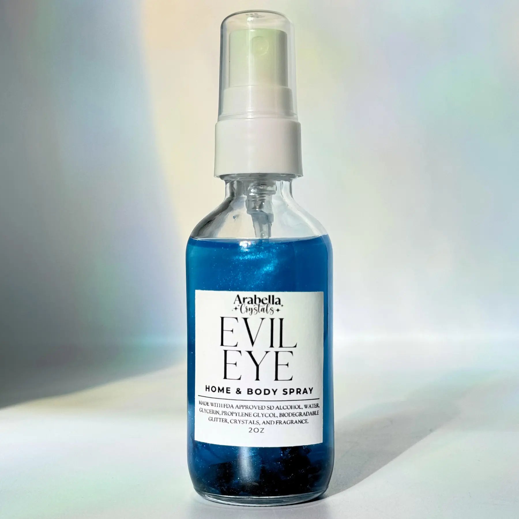 Evil Eye Shimmer Home and Body Spray Bergamot, Ylang Ylang, Amber, Musk Scented