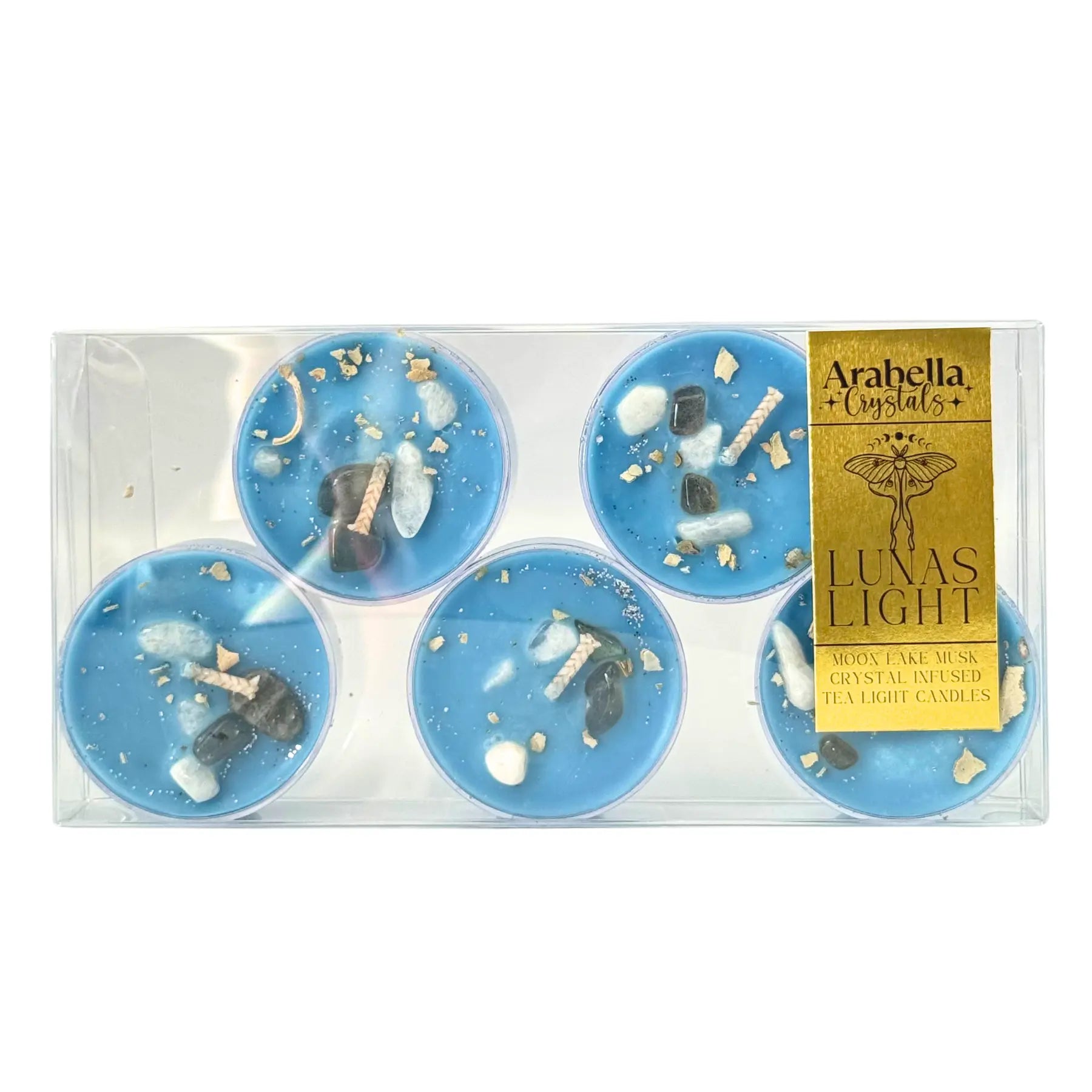 Lunas Light Ritual Tea Light Candles Notes of: Eucalyptus, Violet & Musk