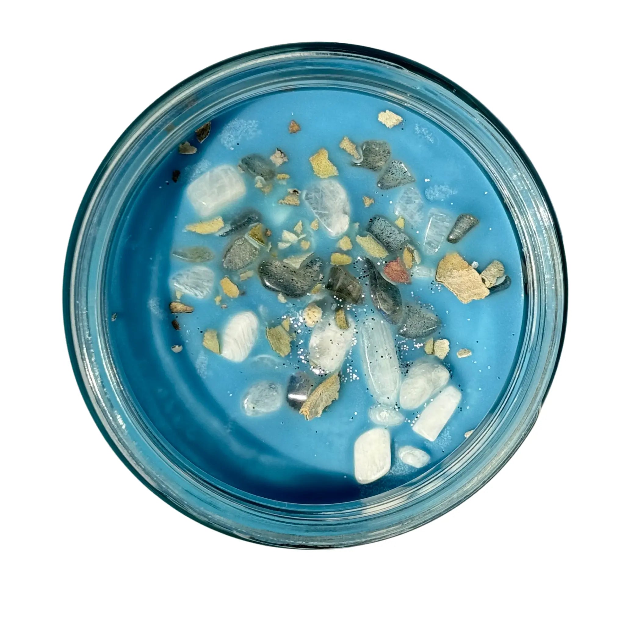 Lunas Light Ritual Candle Notes of: Eucalyptus, Violet & Musk