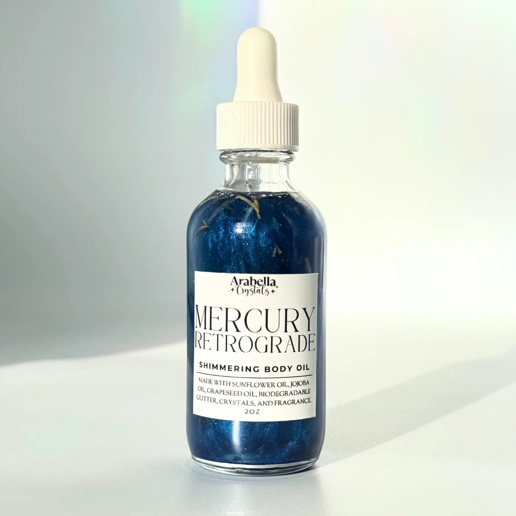 Mercury Retrograde Shimmer Oil Notes of: Marine, Jasmine & Sandalwood