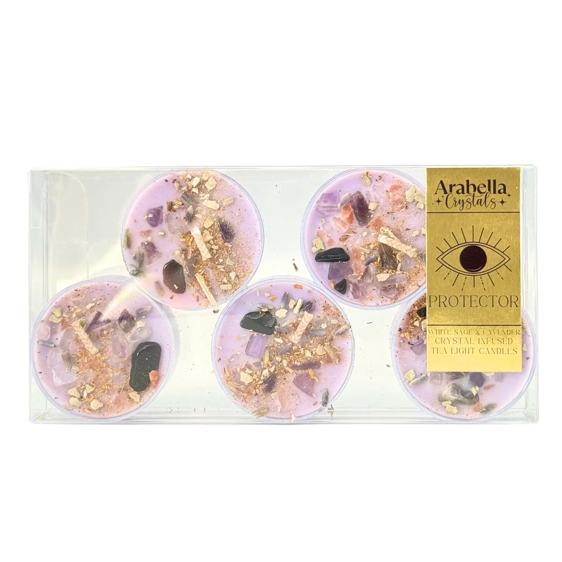 Protector Ritual Tea Light Candles Notes of: Lavender, Sage & Cedar