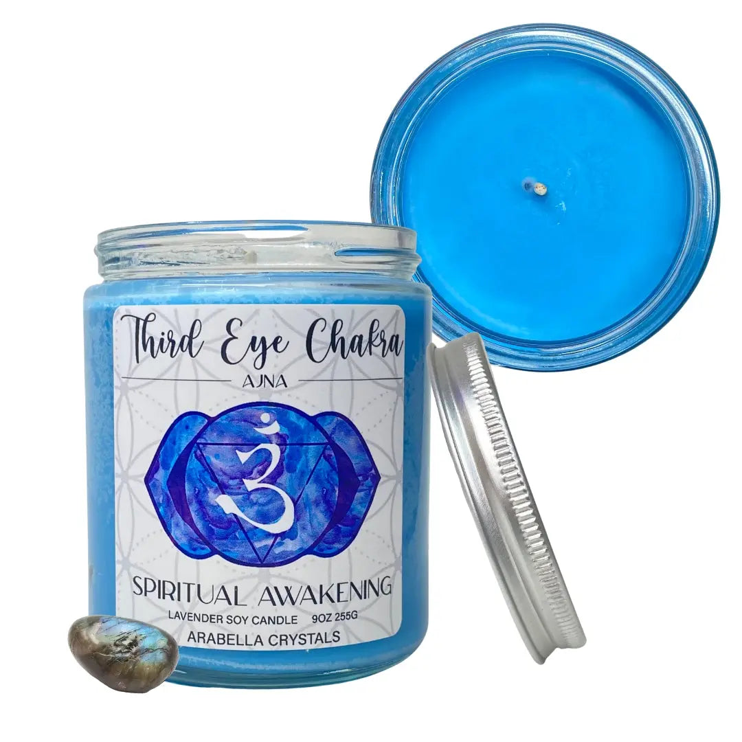 Third Eye Chakra Candle Notes of: Lavender, Citrus & Cedar