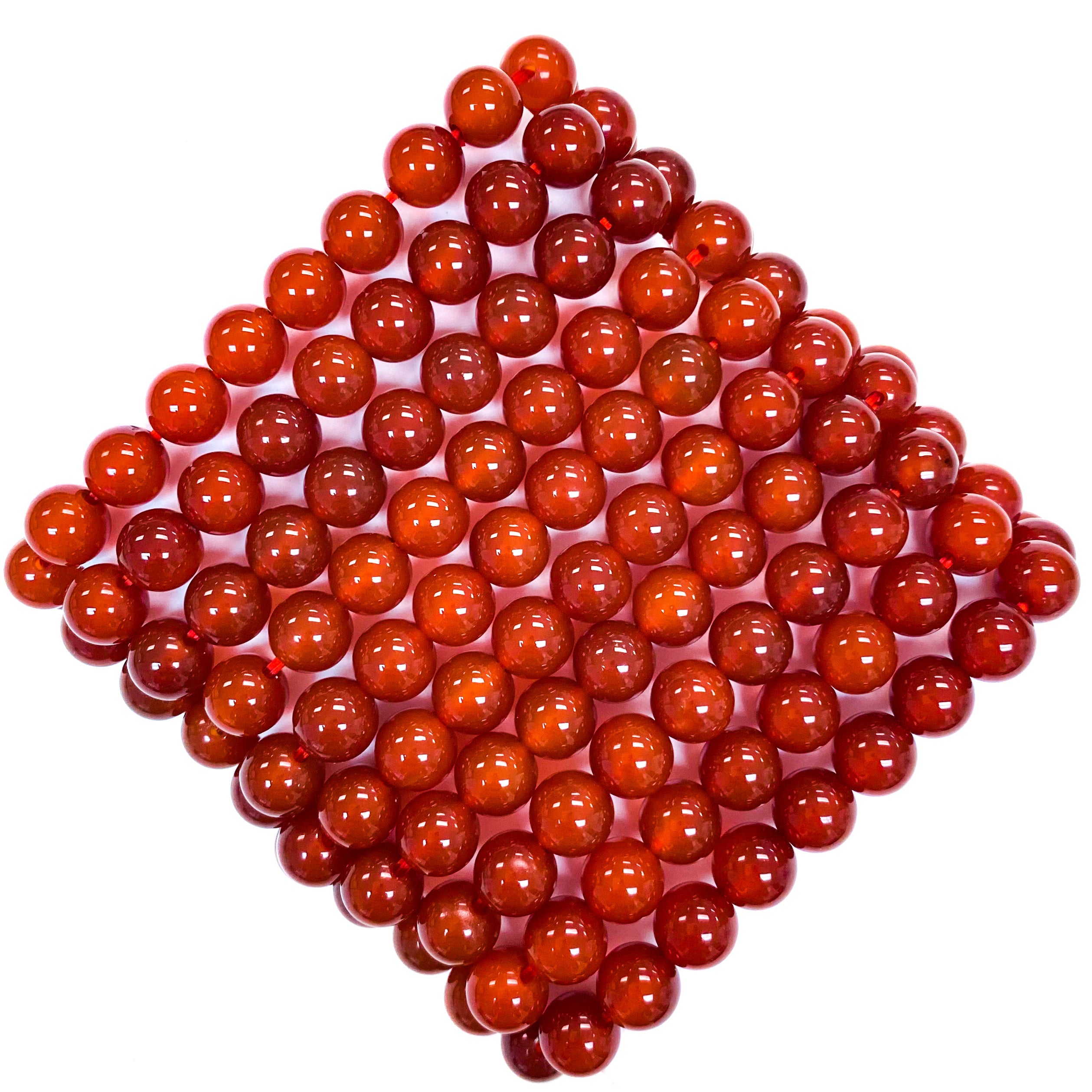 Carnelian Beaded Gemstone Bracelet