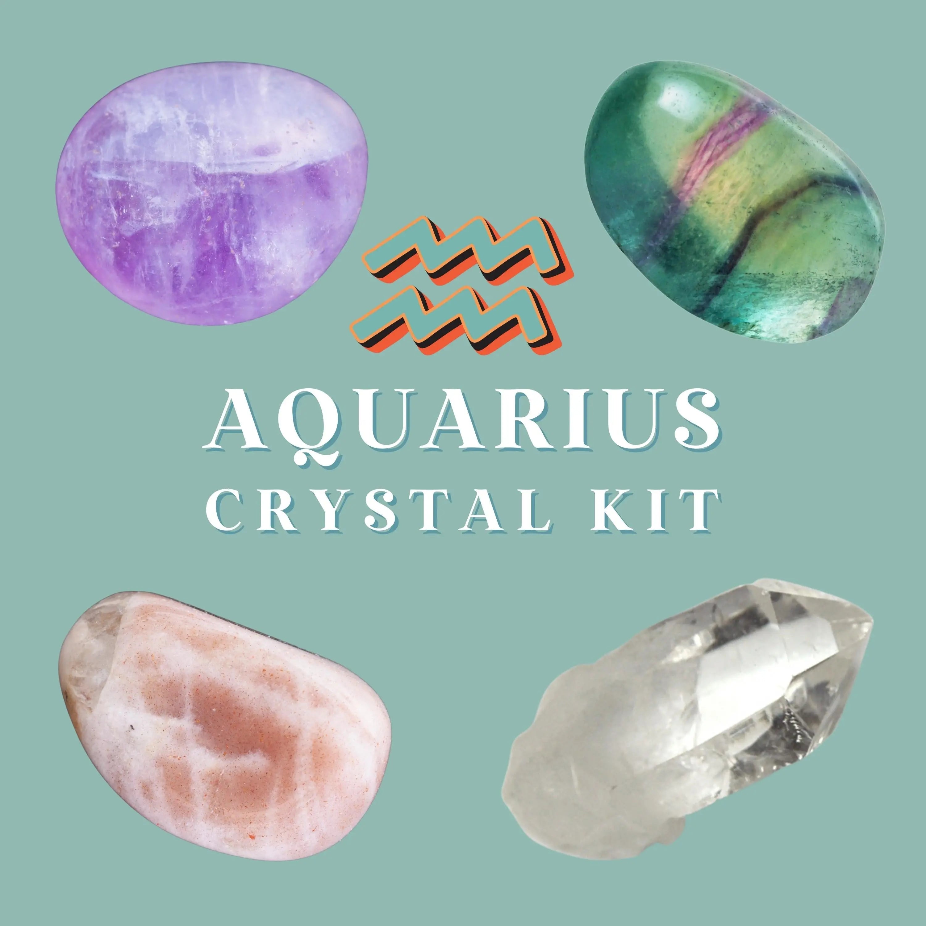 Aquarius Zodiac Crystal Kit Arabella Crystals
