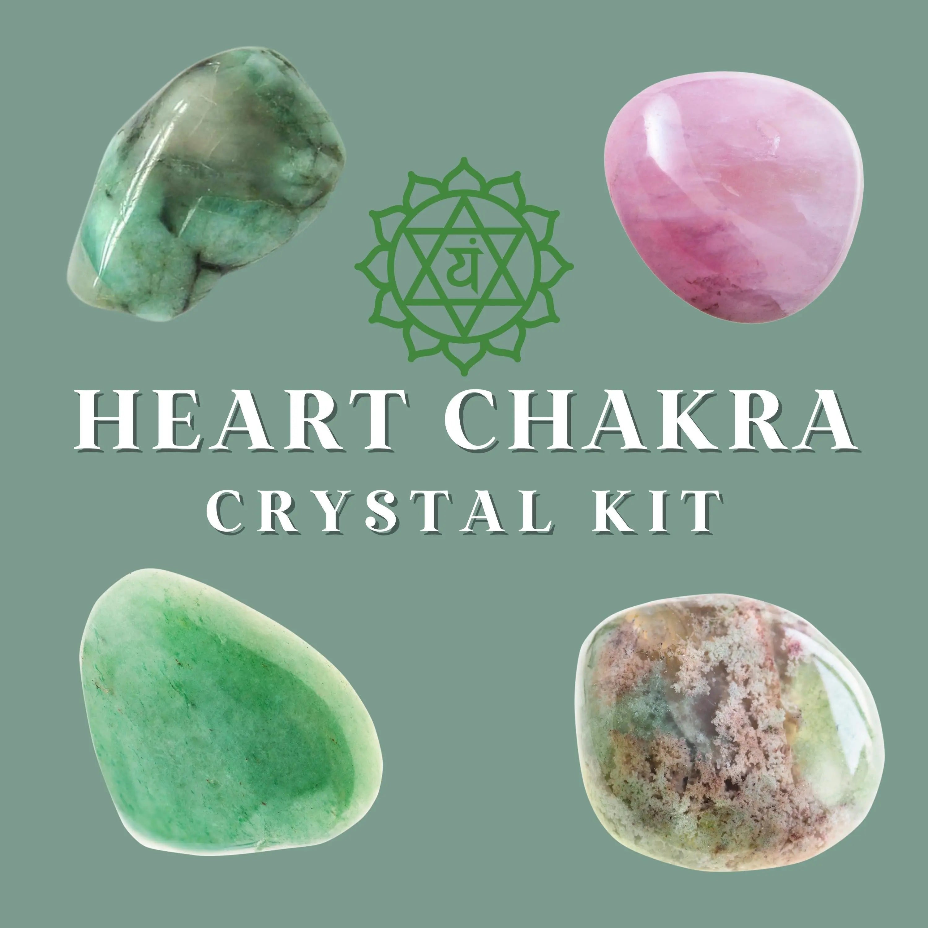 Heart Chakra Crystal Kit Love, Compassion, Healing
