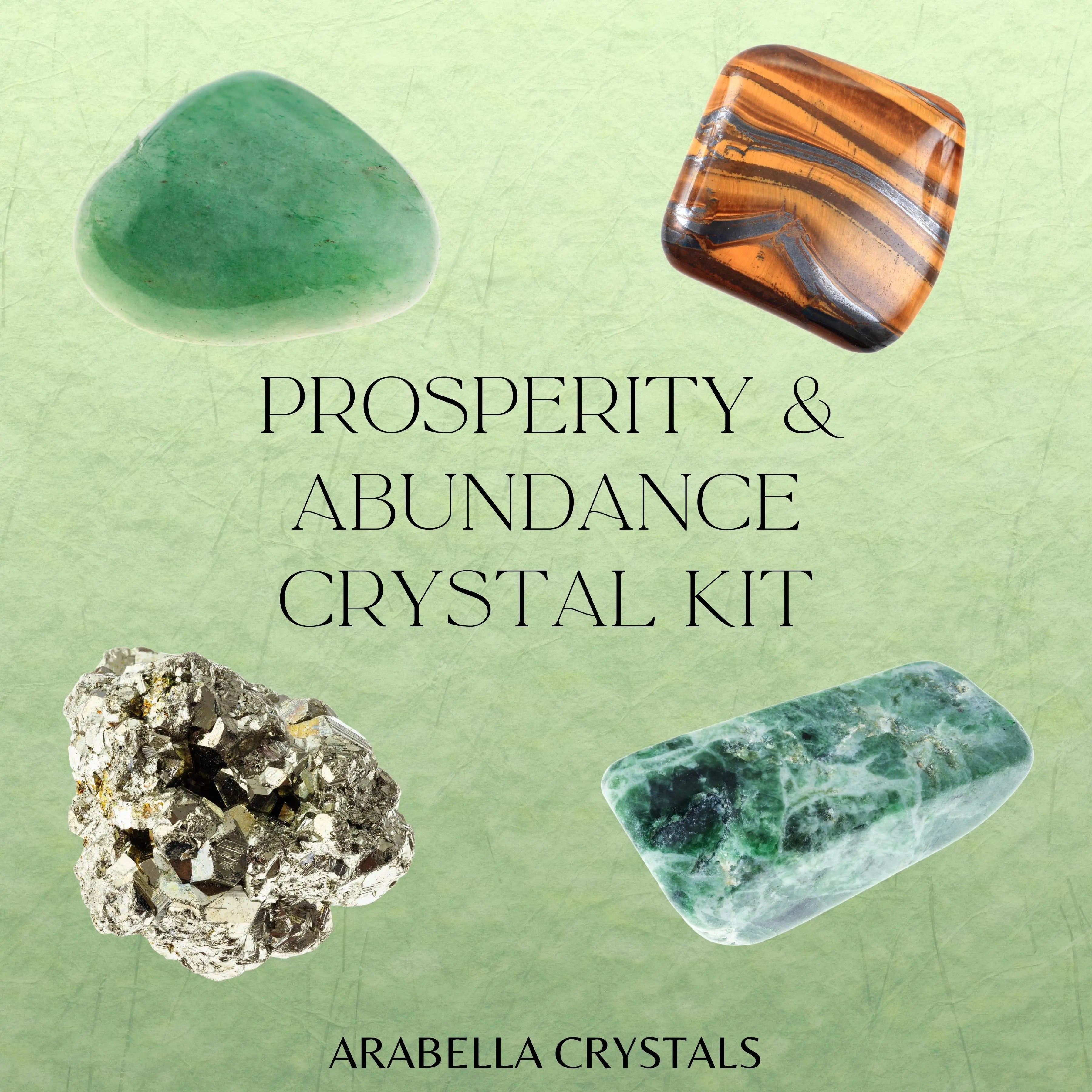 Prosperity and Abundance Crystal Kit Abundance, Success, Manifestation