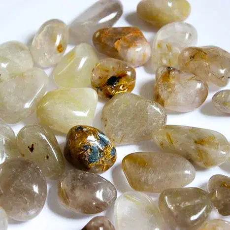 Rutilated Quartz Pocket Stone Arabella Crystals