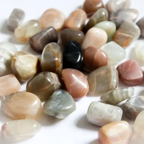 Peach Moonstone Pocket Stone Arabella Crystals