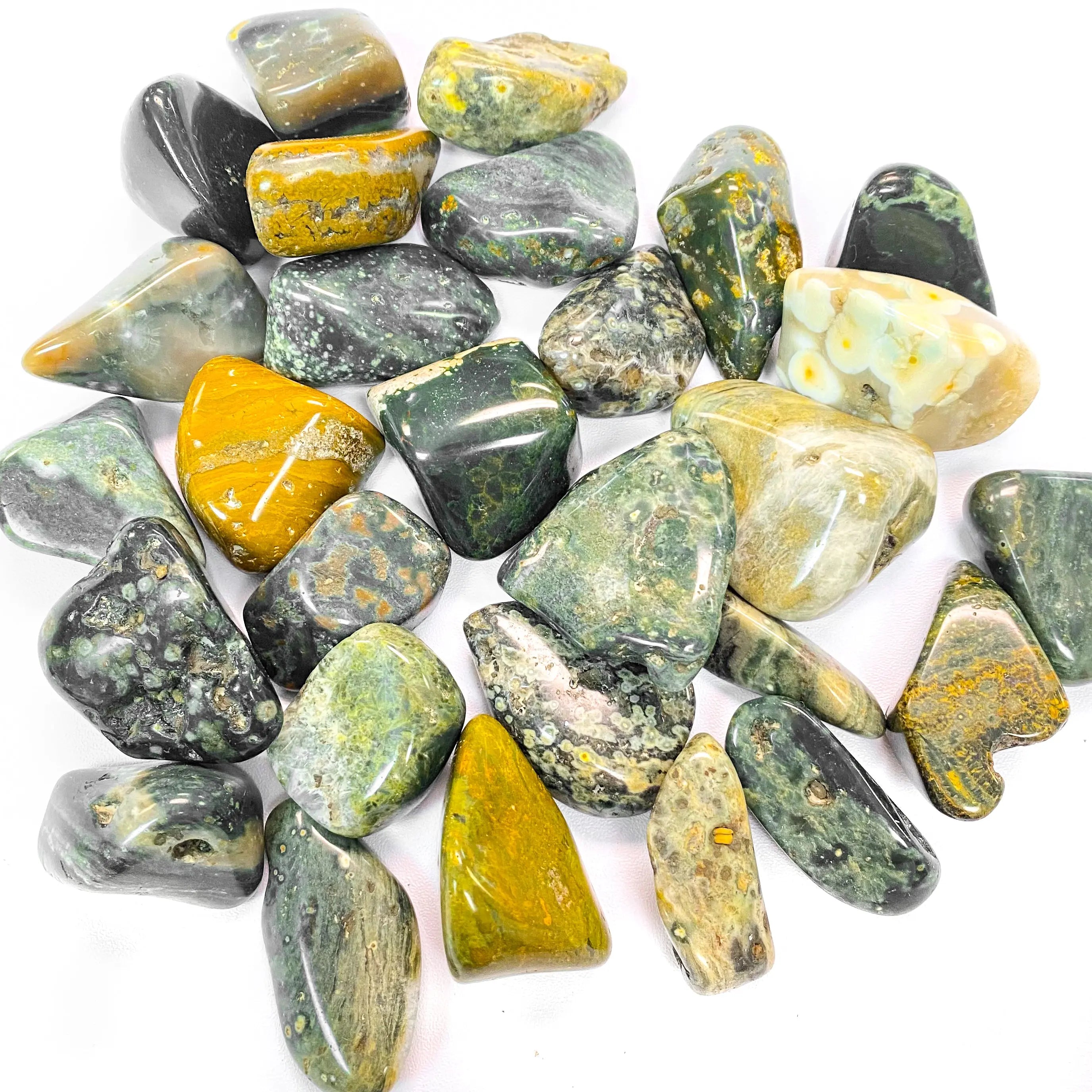 Ocean Jasper Pocket Stone Arabella Crystals