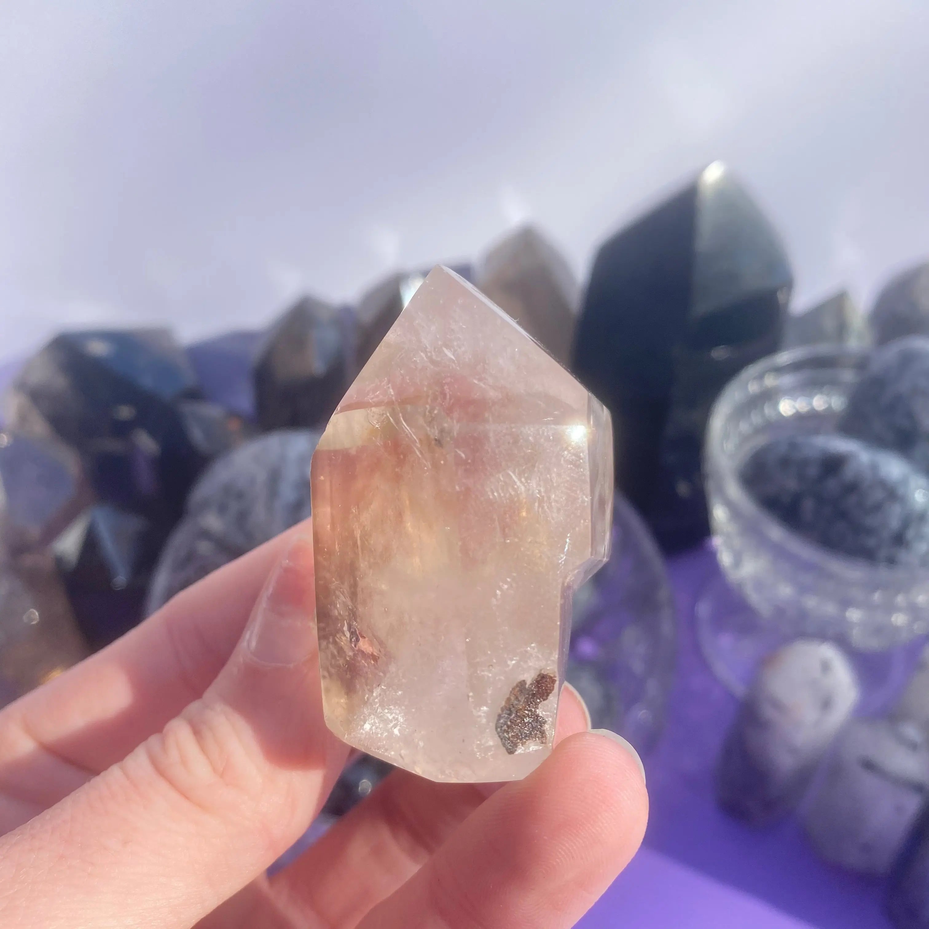 Smokey Quartz Point Arabella Crystals
